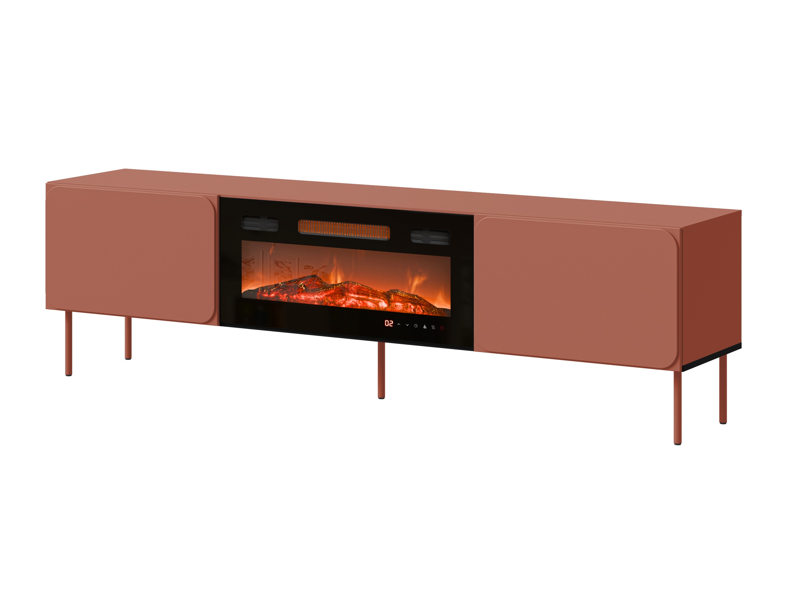Mobile porta TV Fentore 104 (Rosso)