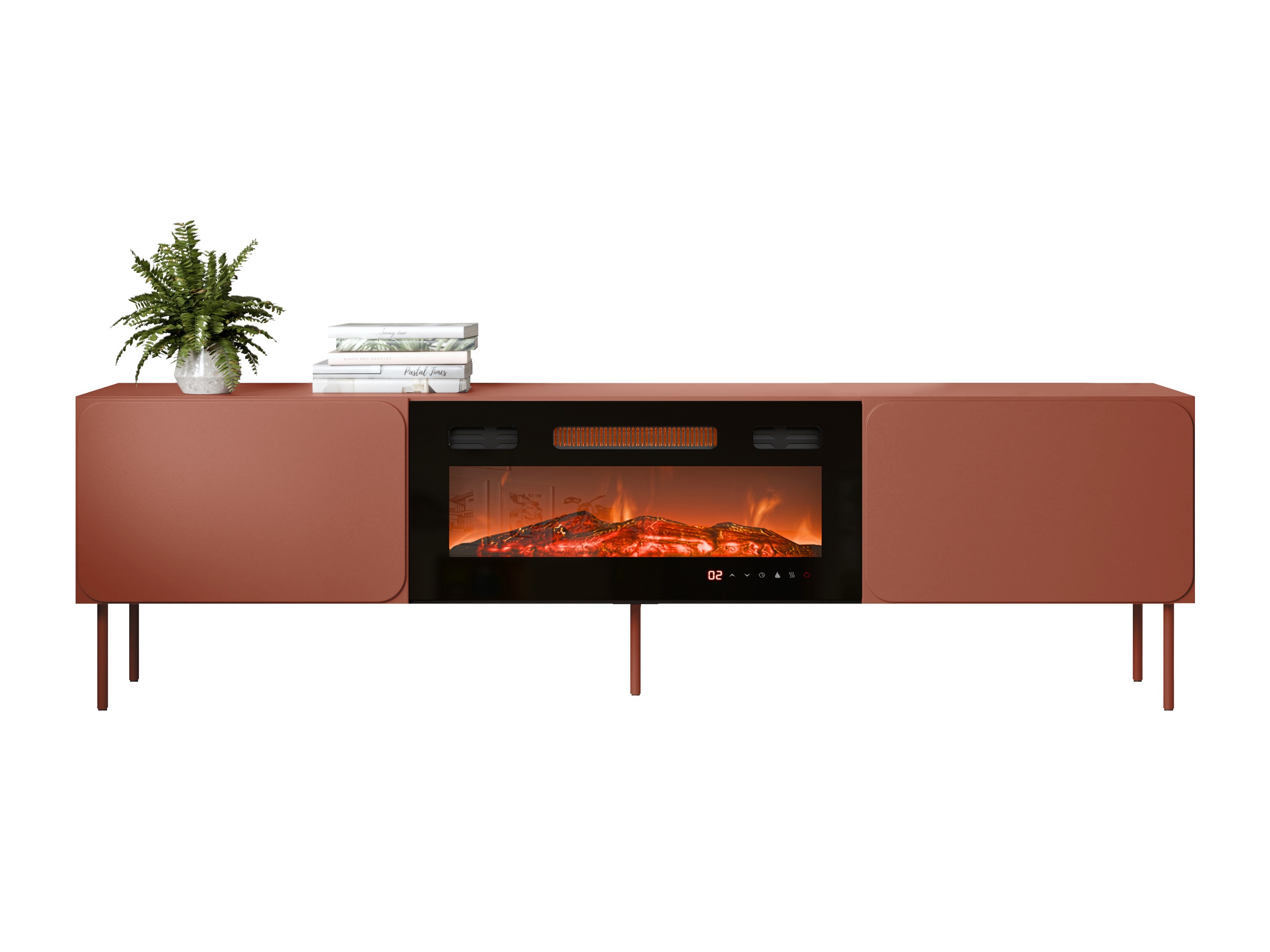 Mobile porta TV Fentore 104 (Rosso)