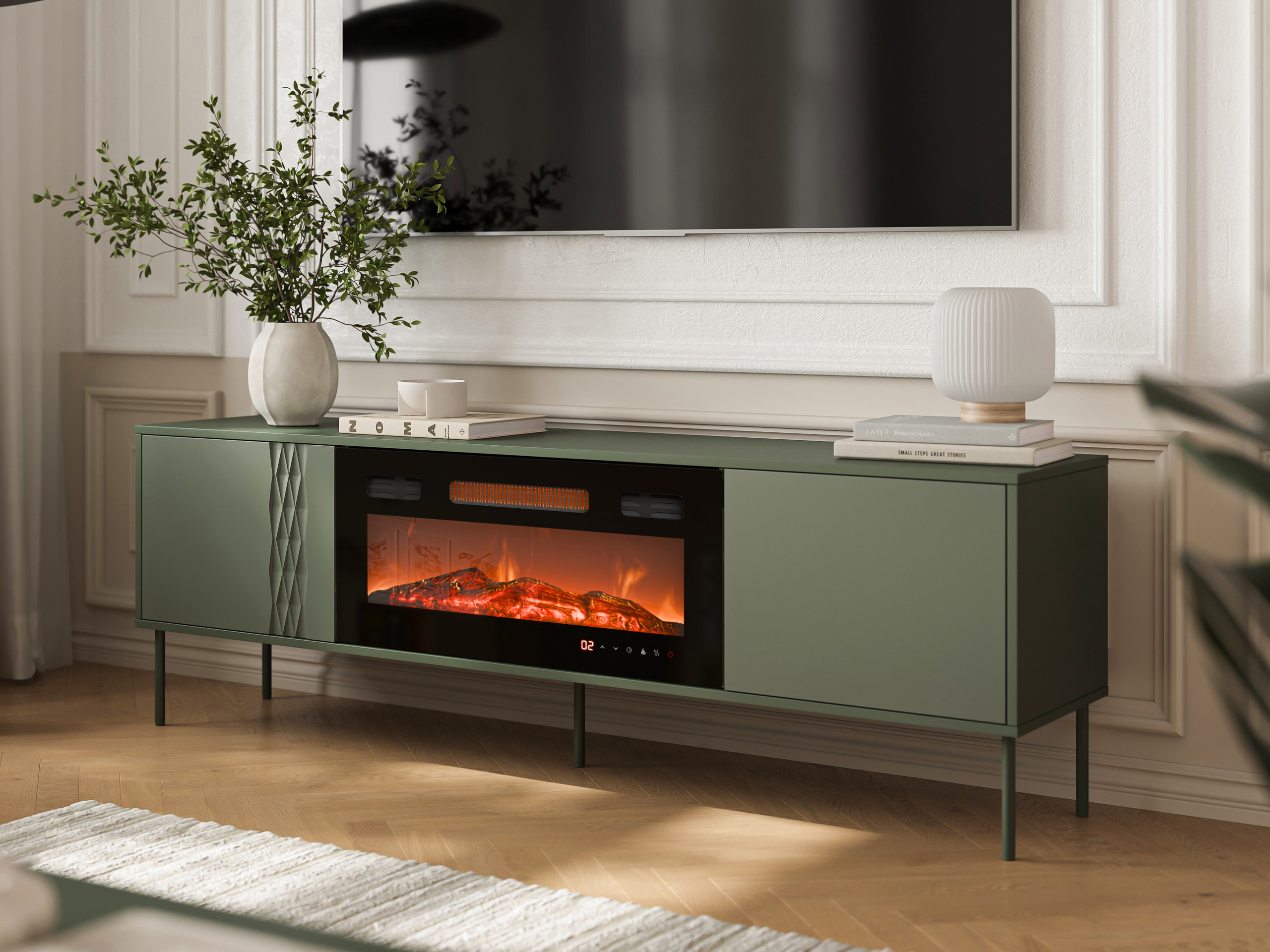 Mobile porta TV Tolete 107 (Verde)