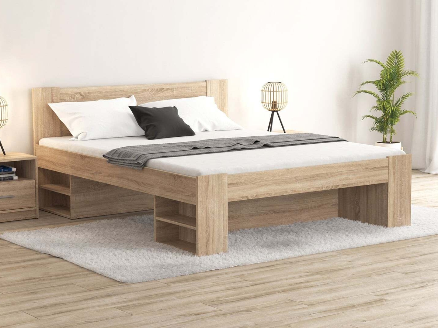 Letto Novsore 128 (Sonoma quercia)
