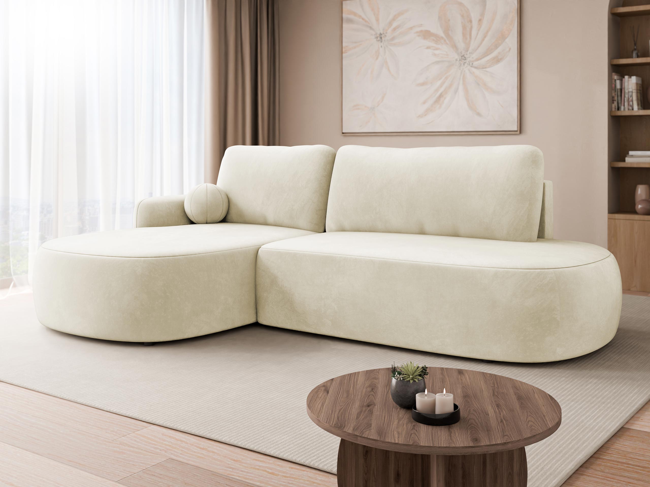 Divano angolare Comfivo Popis I (Magic Velvet 2250)