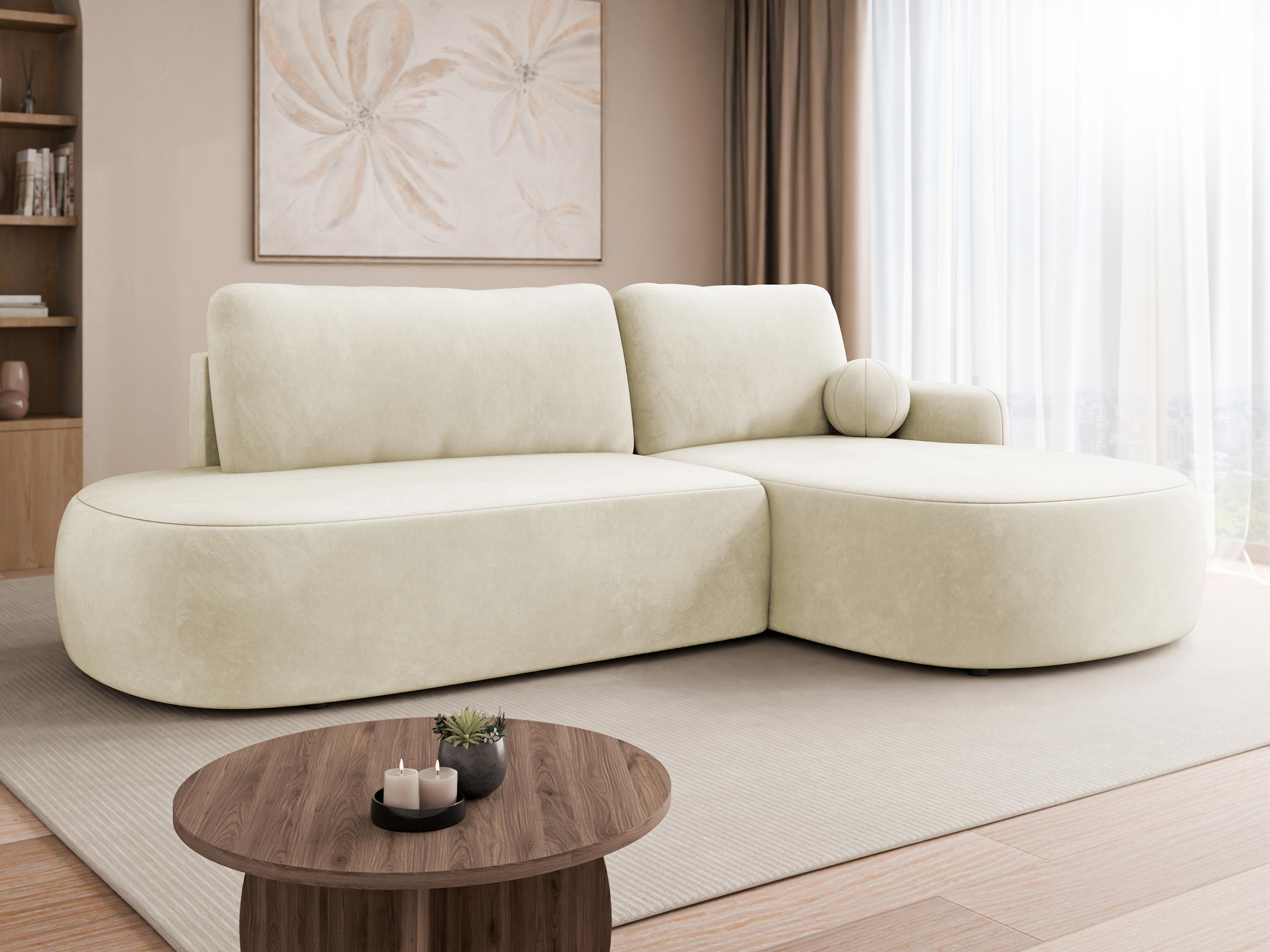 Divano angolare Comfivo Popis I (Magic Velvet 2250)