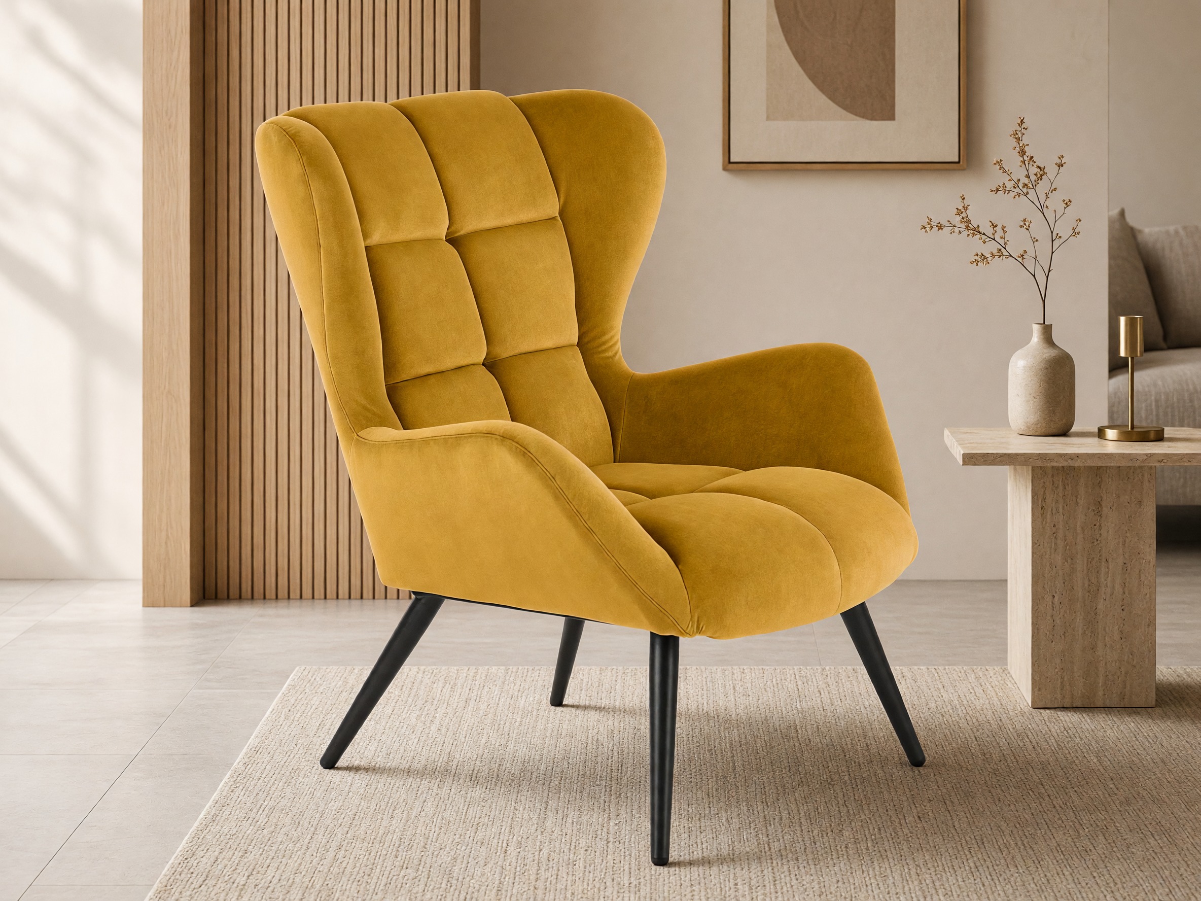 Poltrona Houston 1079 (Giallo scuro)
