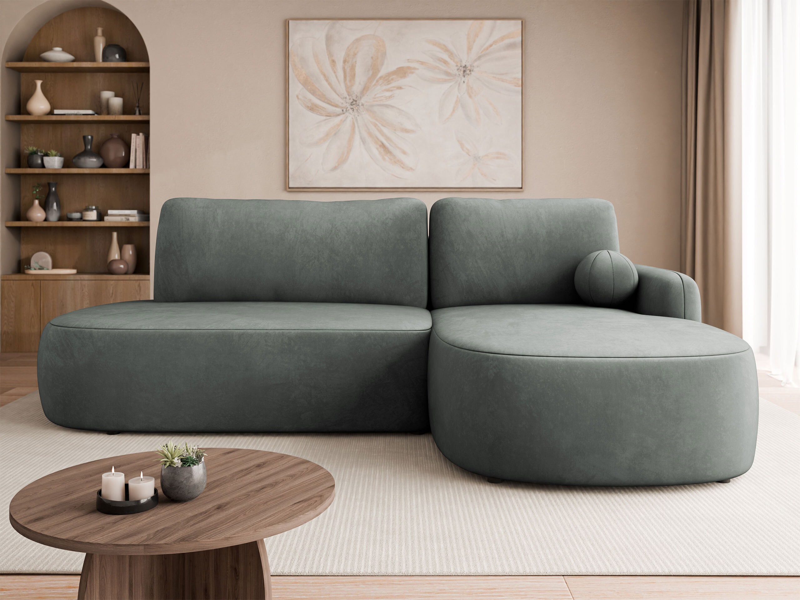 Divano angolare Comfivo Popis I (Magic Velvet 2217)
