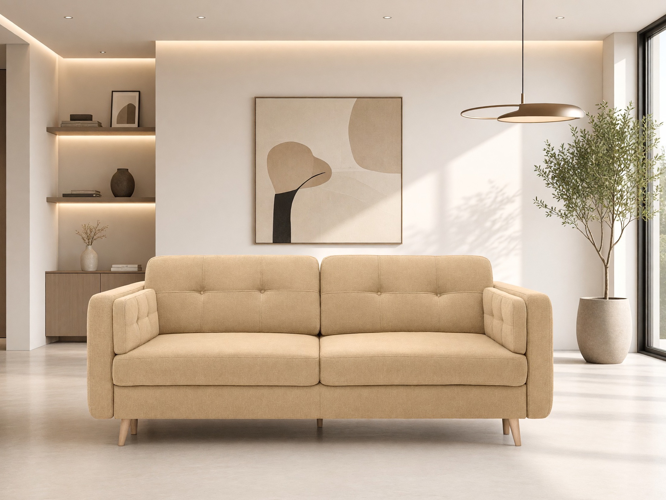 Divano letto Boston 765 (Lotus Honey)