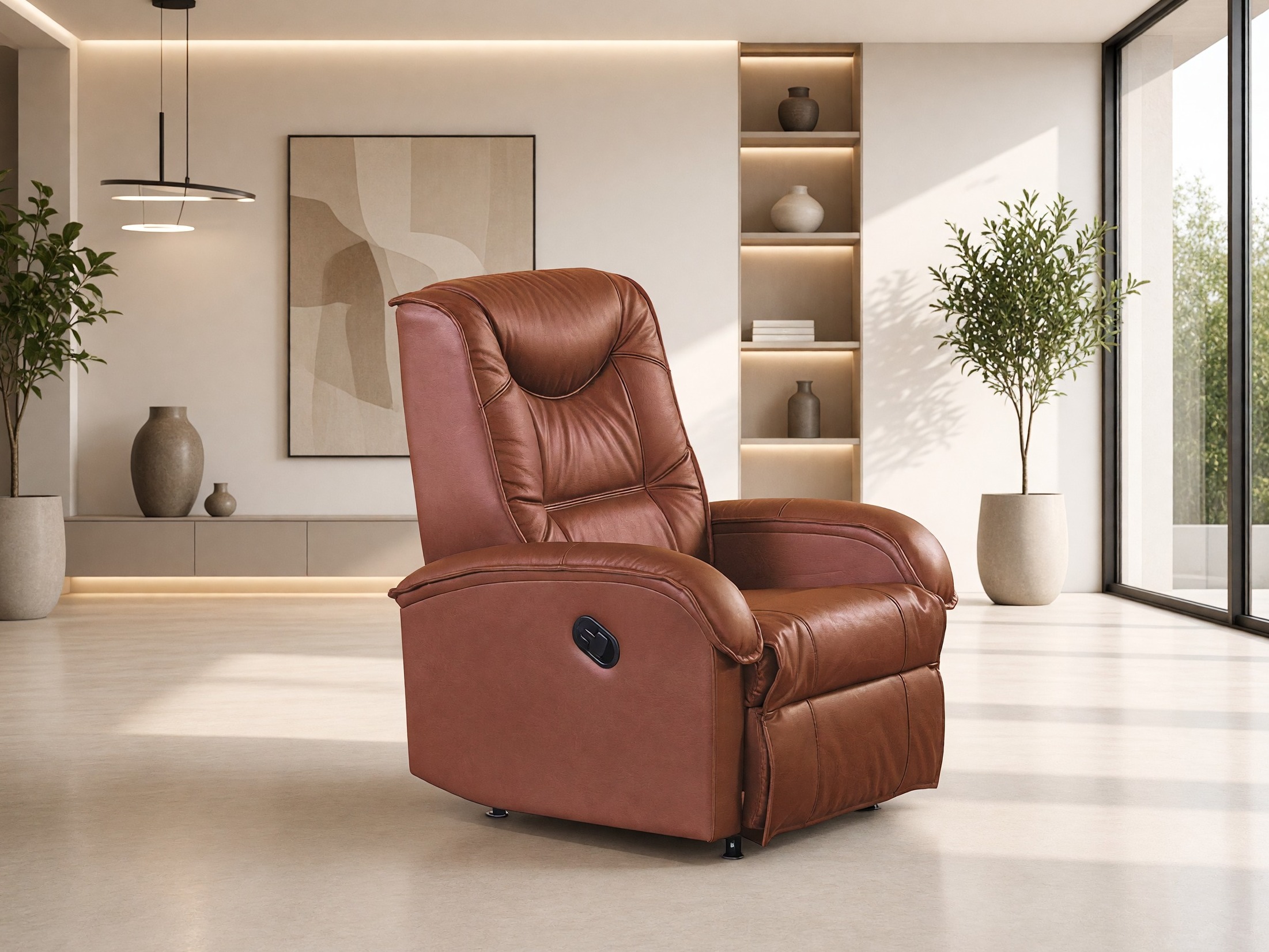 Poltrona regolabile Houston 564 (Marrone)