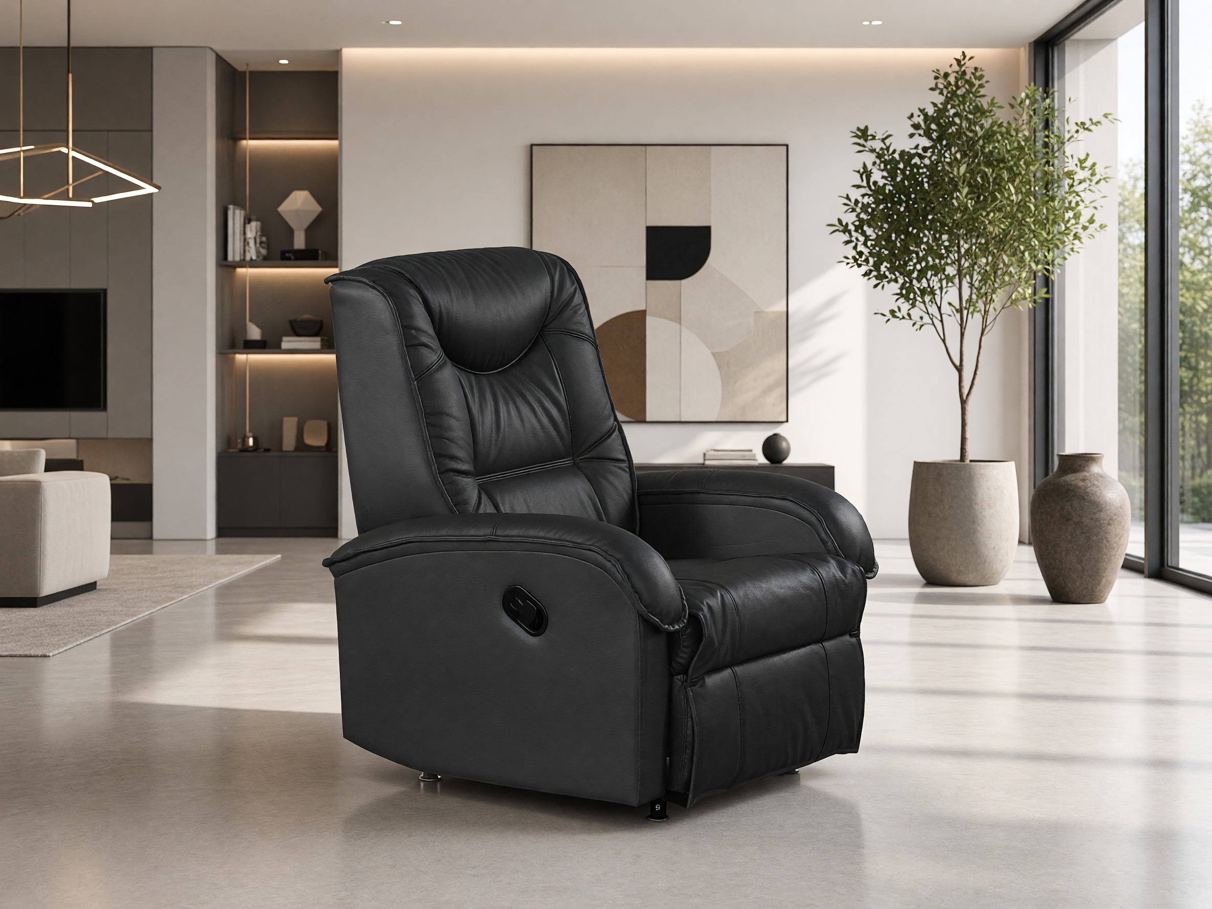 Poltrona regolabile Houston 564 (Nero)