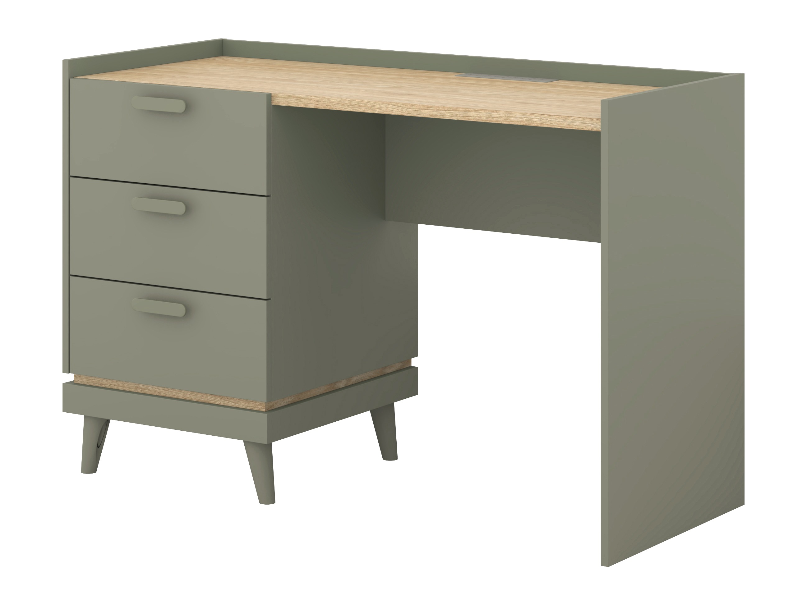 Scrivania da ufficio Fertalu 103 (Verde + Quercia)