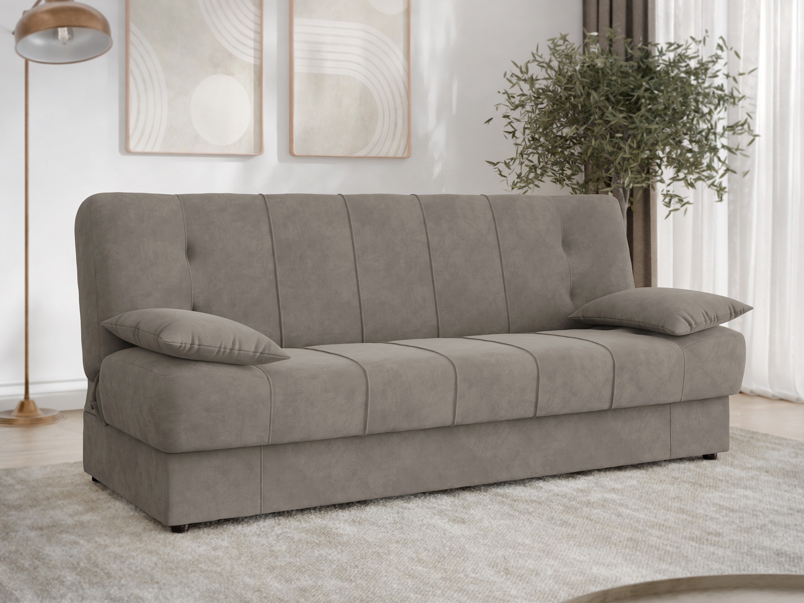 Divano letto Columbus 120 (Velluto 3)