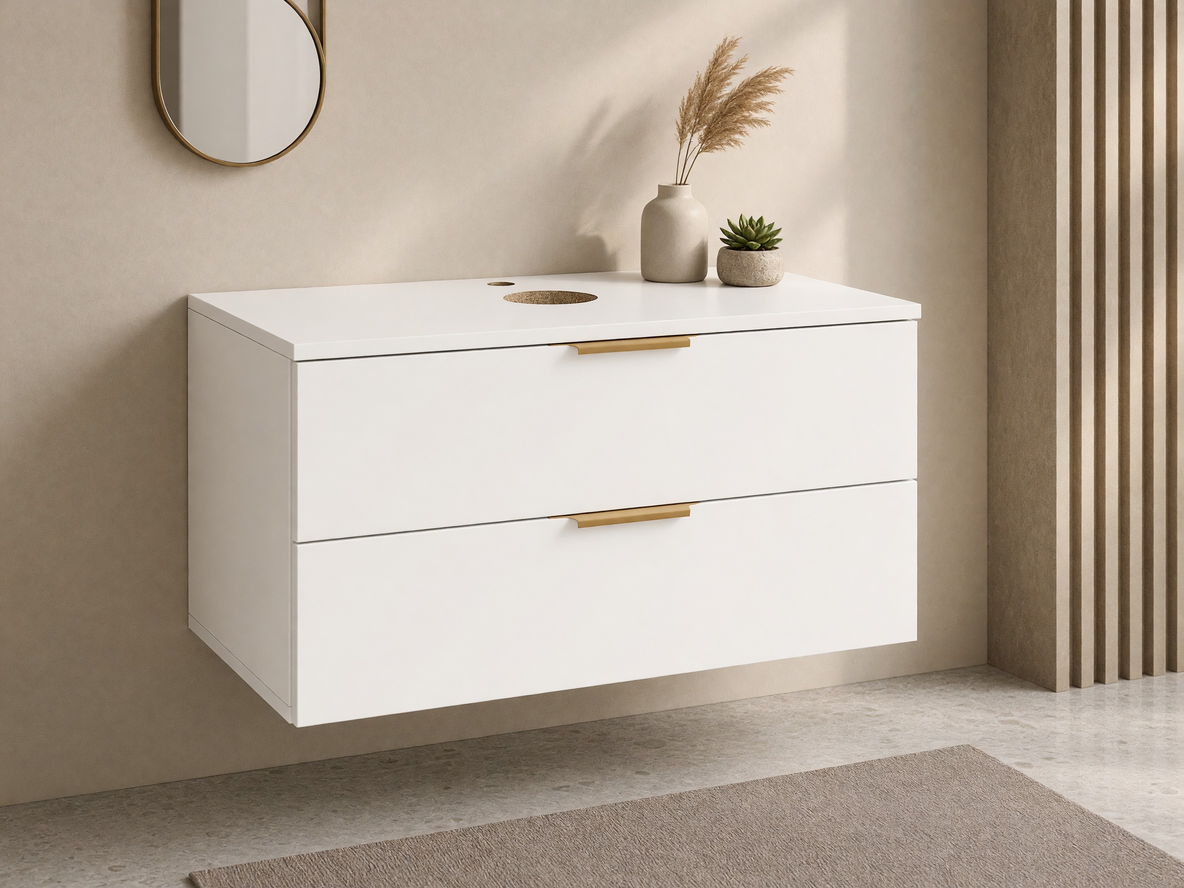 Comodino da bagno per lavandino Comfivo Unitas