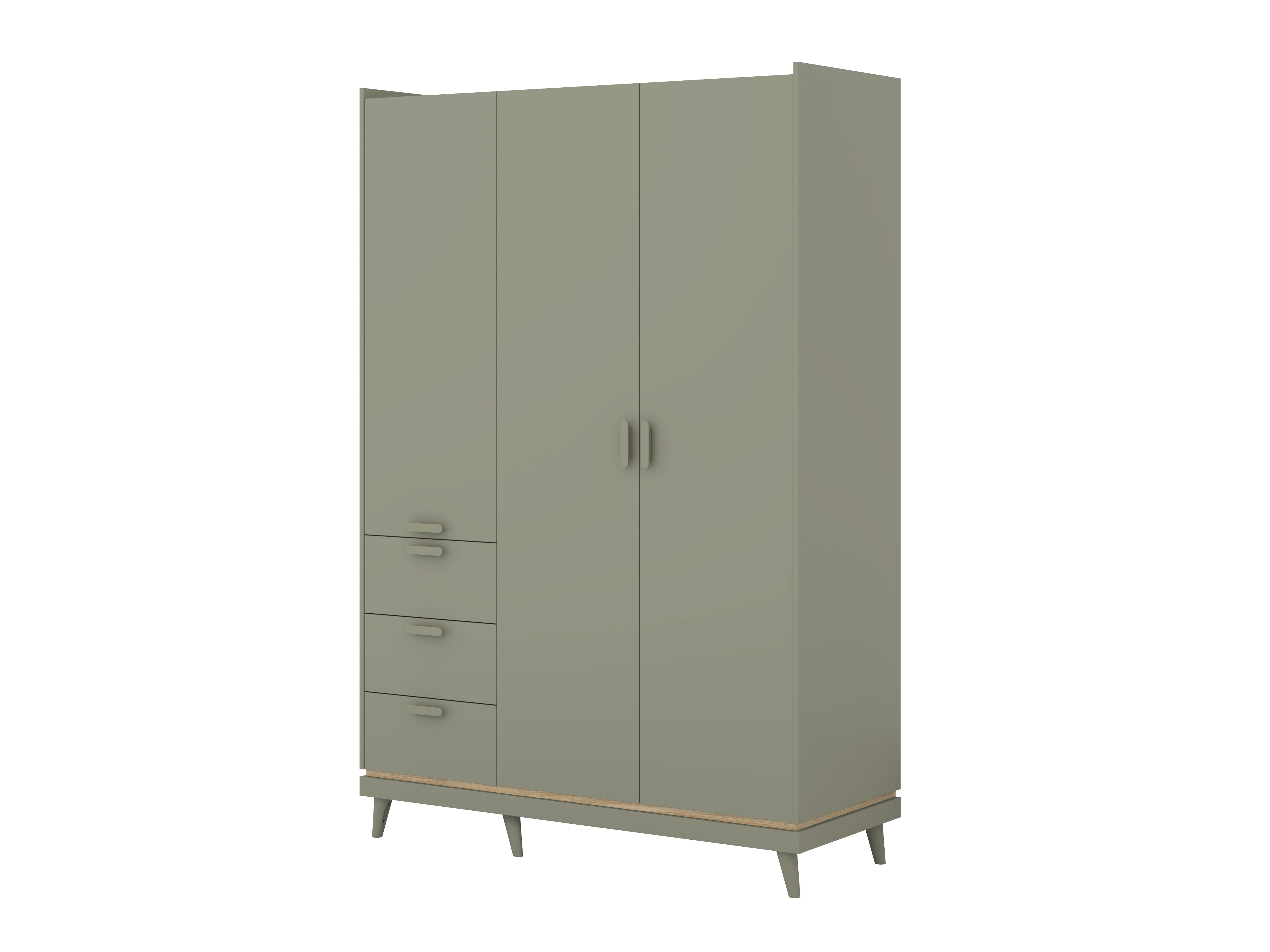 Armadio Fertalu 100 (Verde + Quercia)