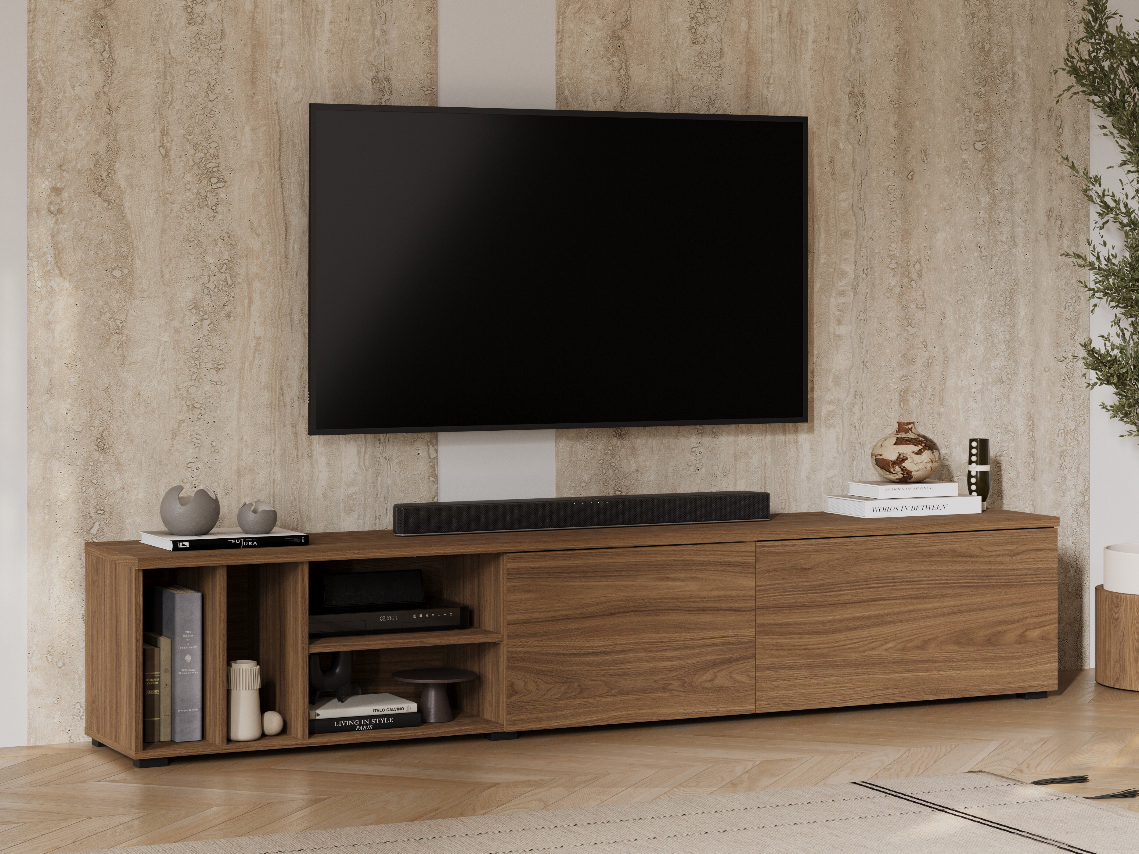 Mobile porta TV Austin 397 (Noce)