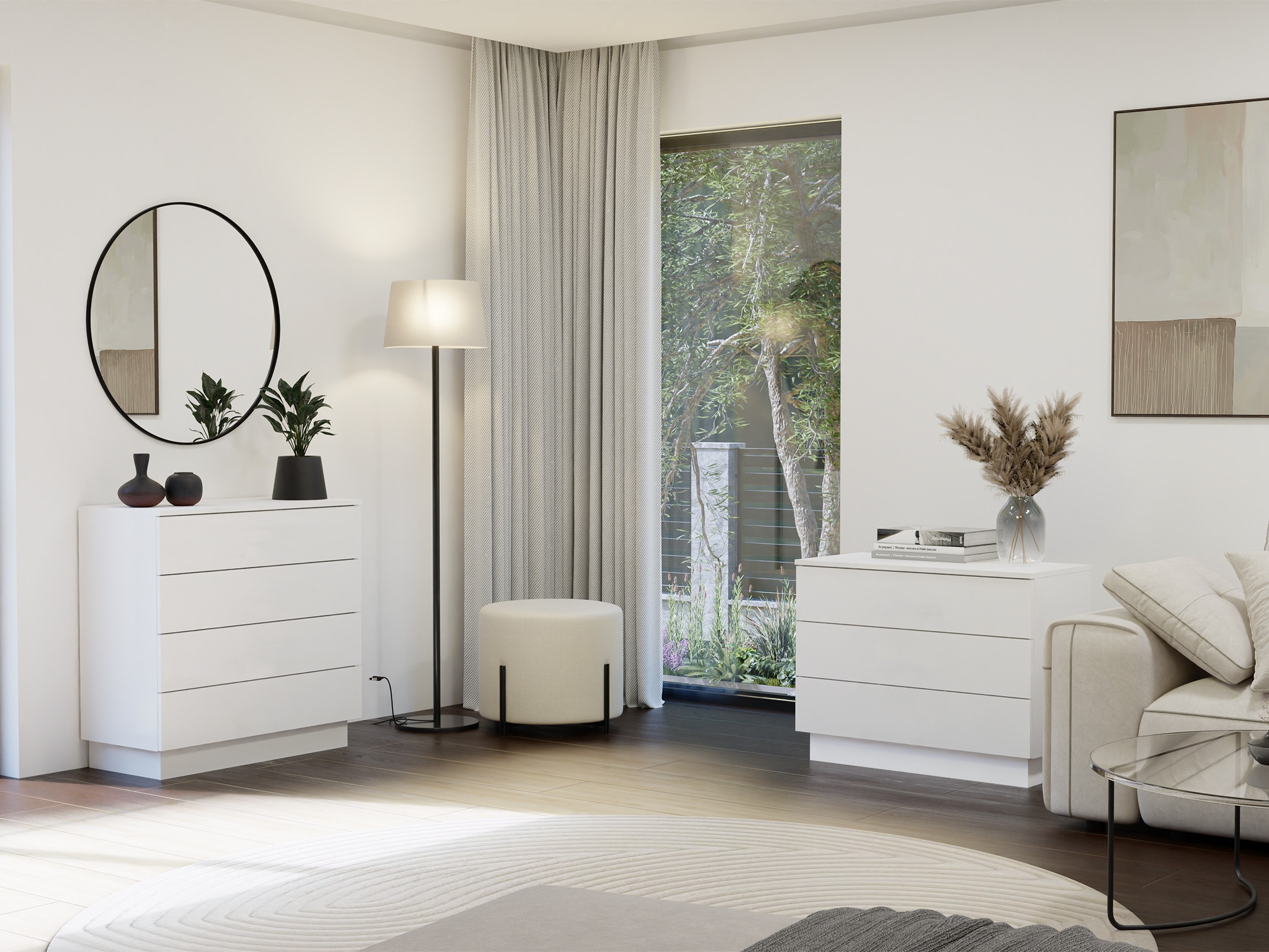 Cassettiera Mandeville 405 (Bianco)