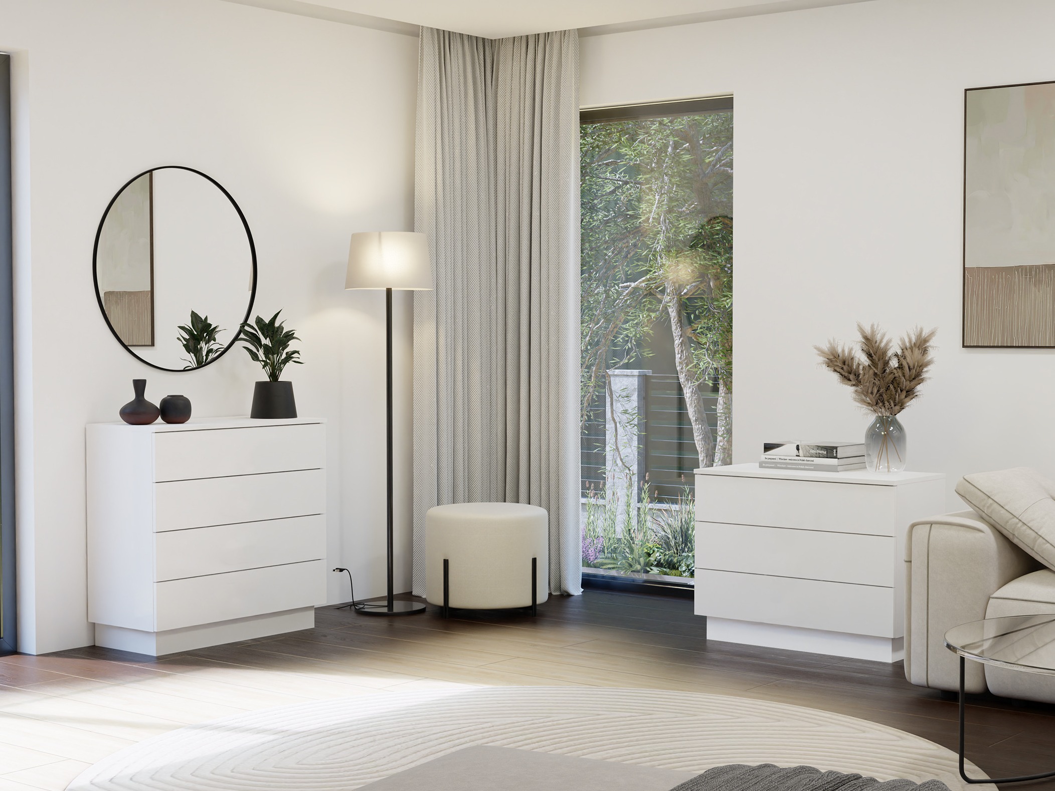 Cassettiera Mandeville 406 (Bianco)