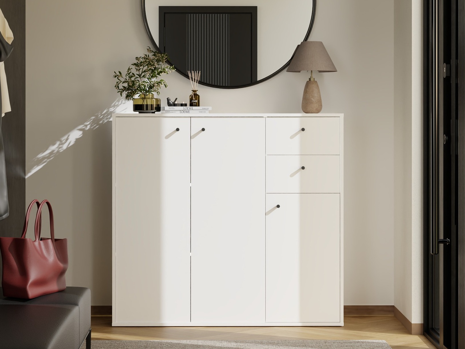 Cassettiera Mandeville 407 (Bianco)