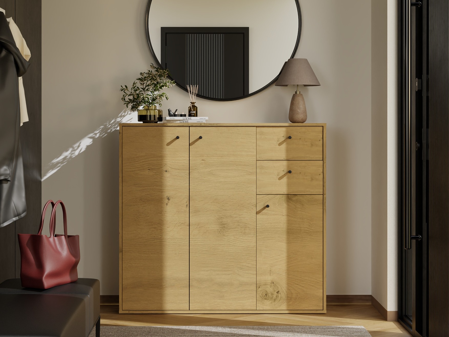 Cassettiera Mandeville 407 (Rovere Artisan)