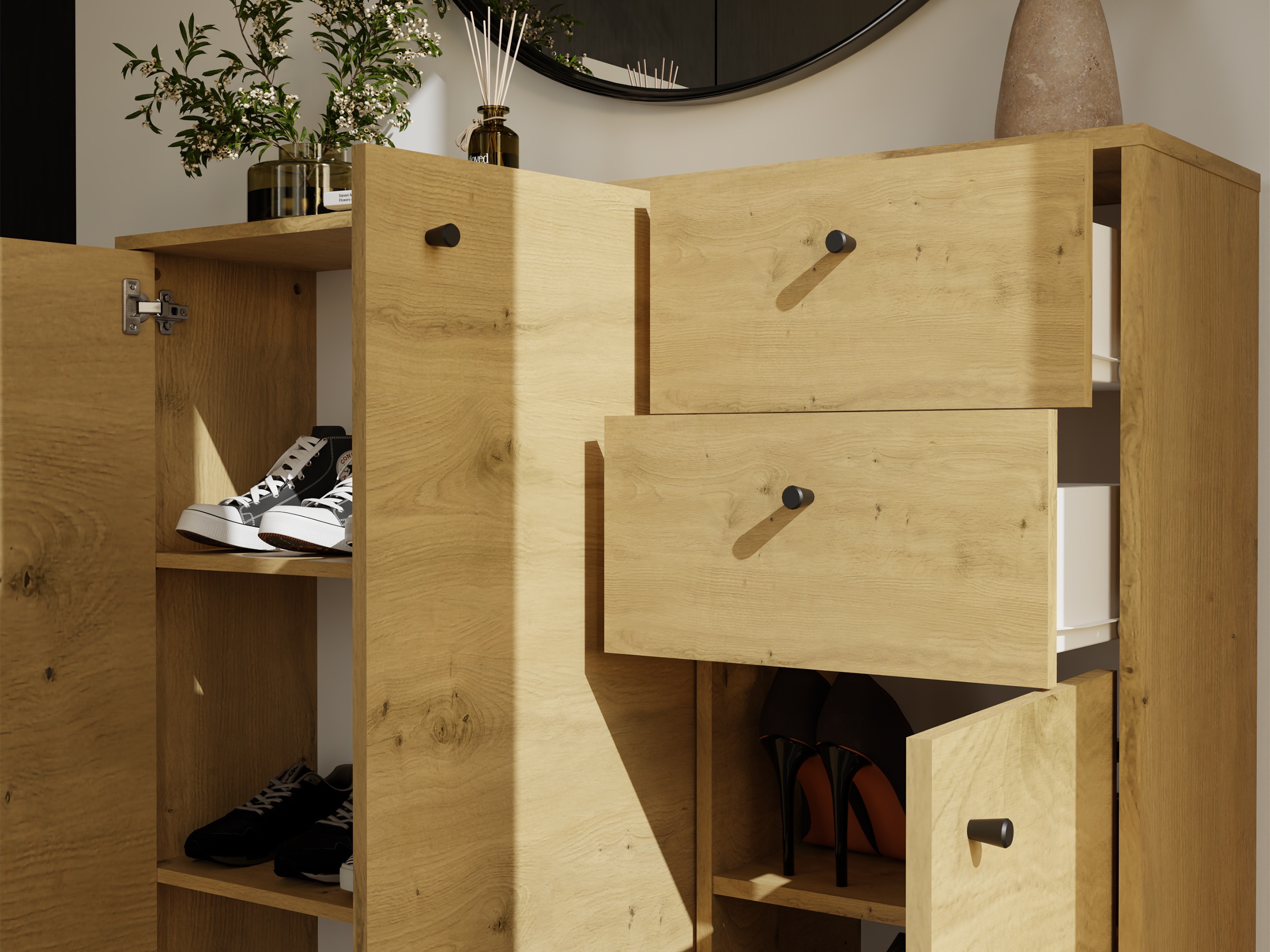 Cassettiera Mandeville 407 (Rovere Artisan)