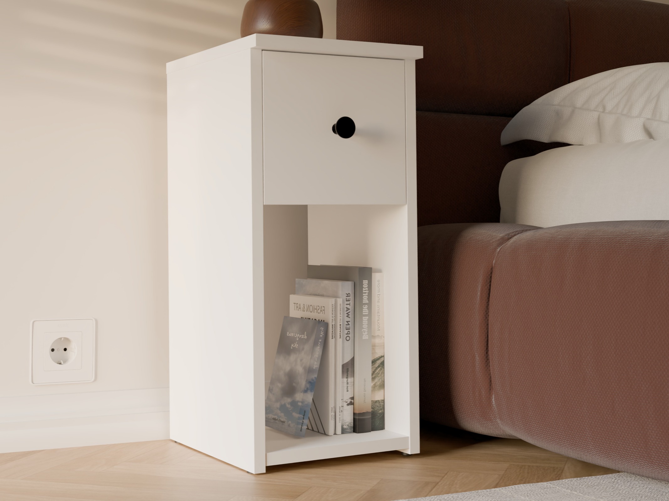 Comodino Mandeville 409 (Bianco)