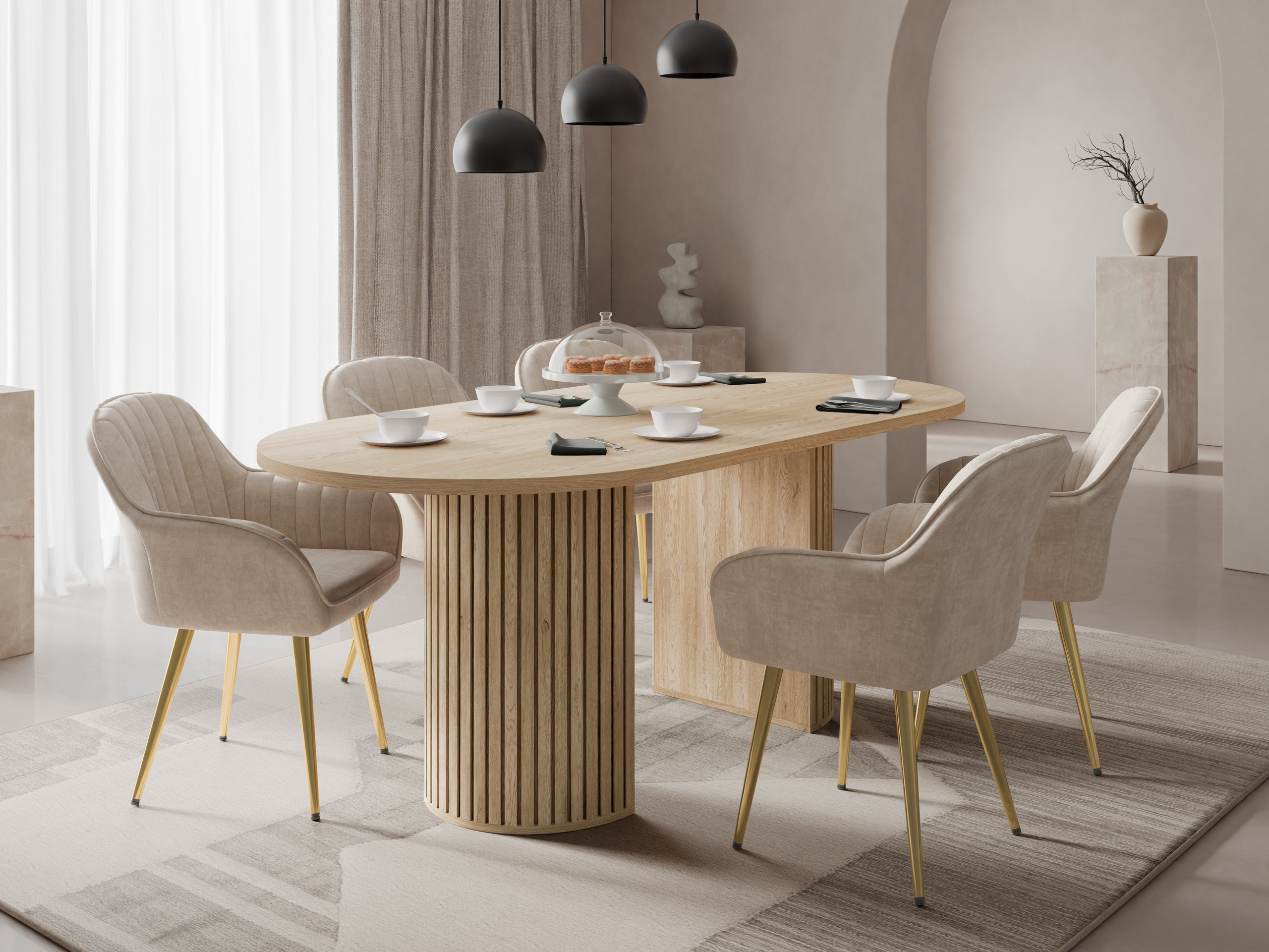 Tavolo Comfivo Ulma (Rovere cremona)