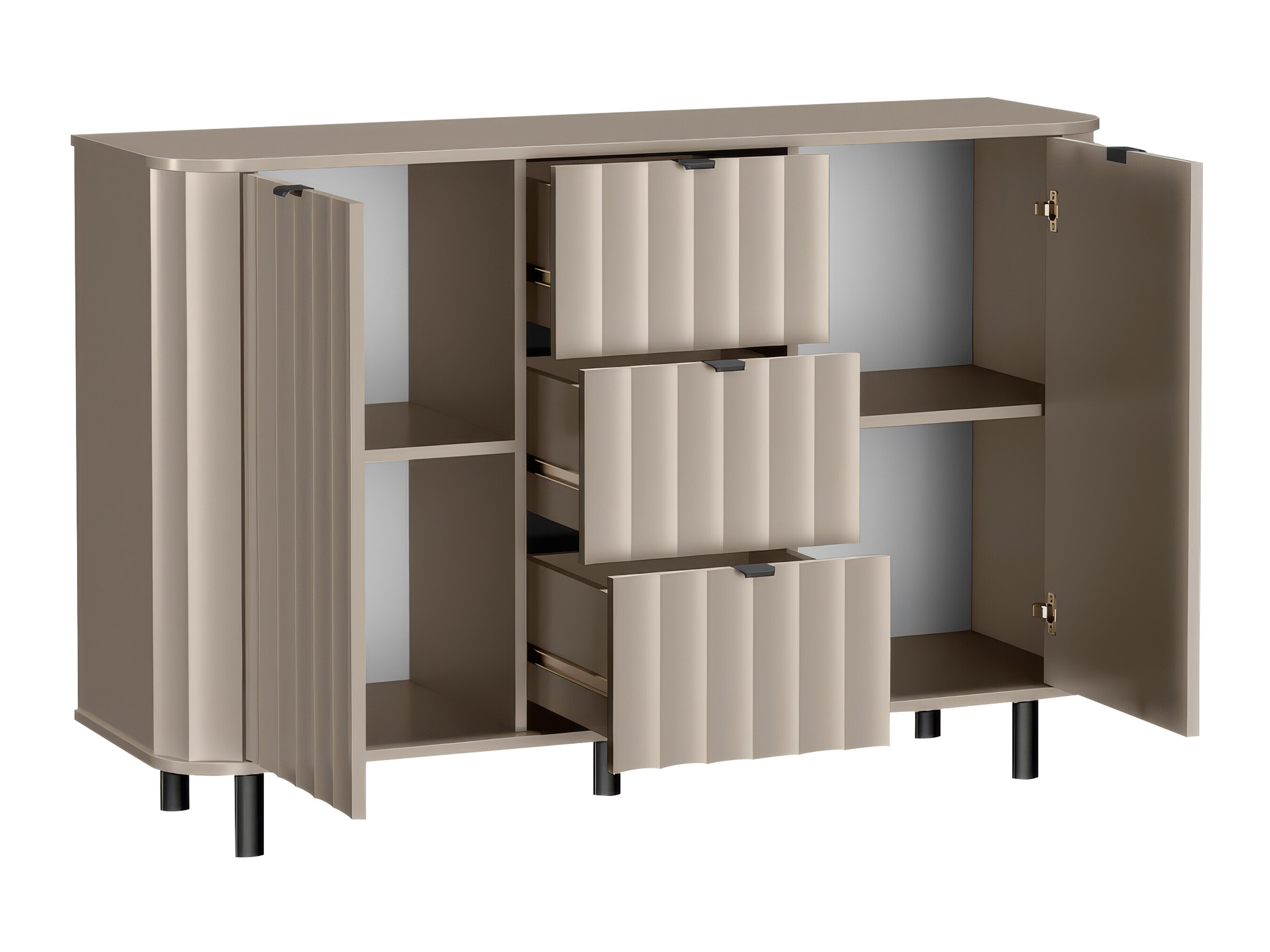Cassettiera Larala 100 (Grigio beige)