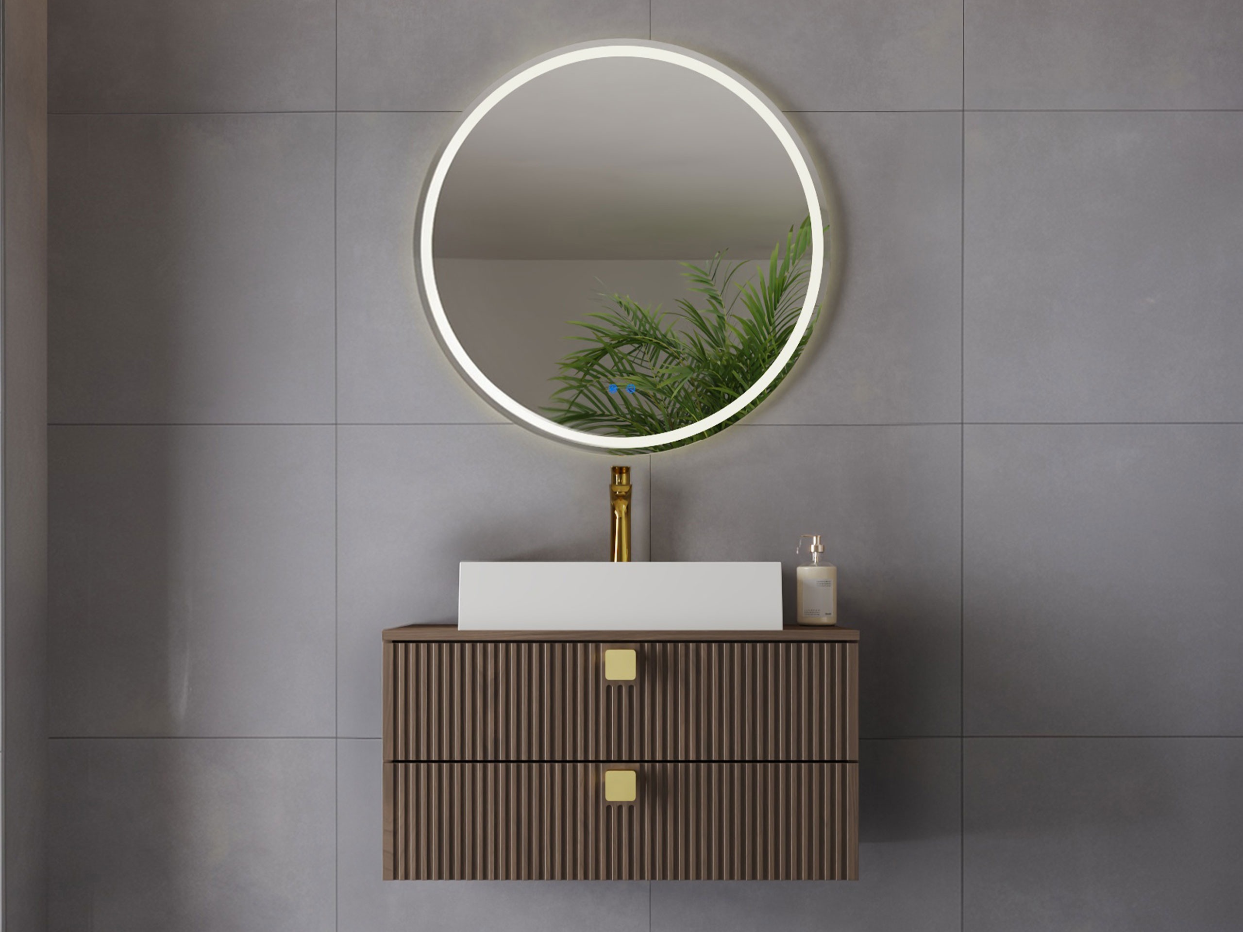 Comodino da bagno per lavandino Gratal
