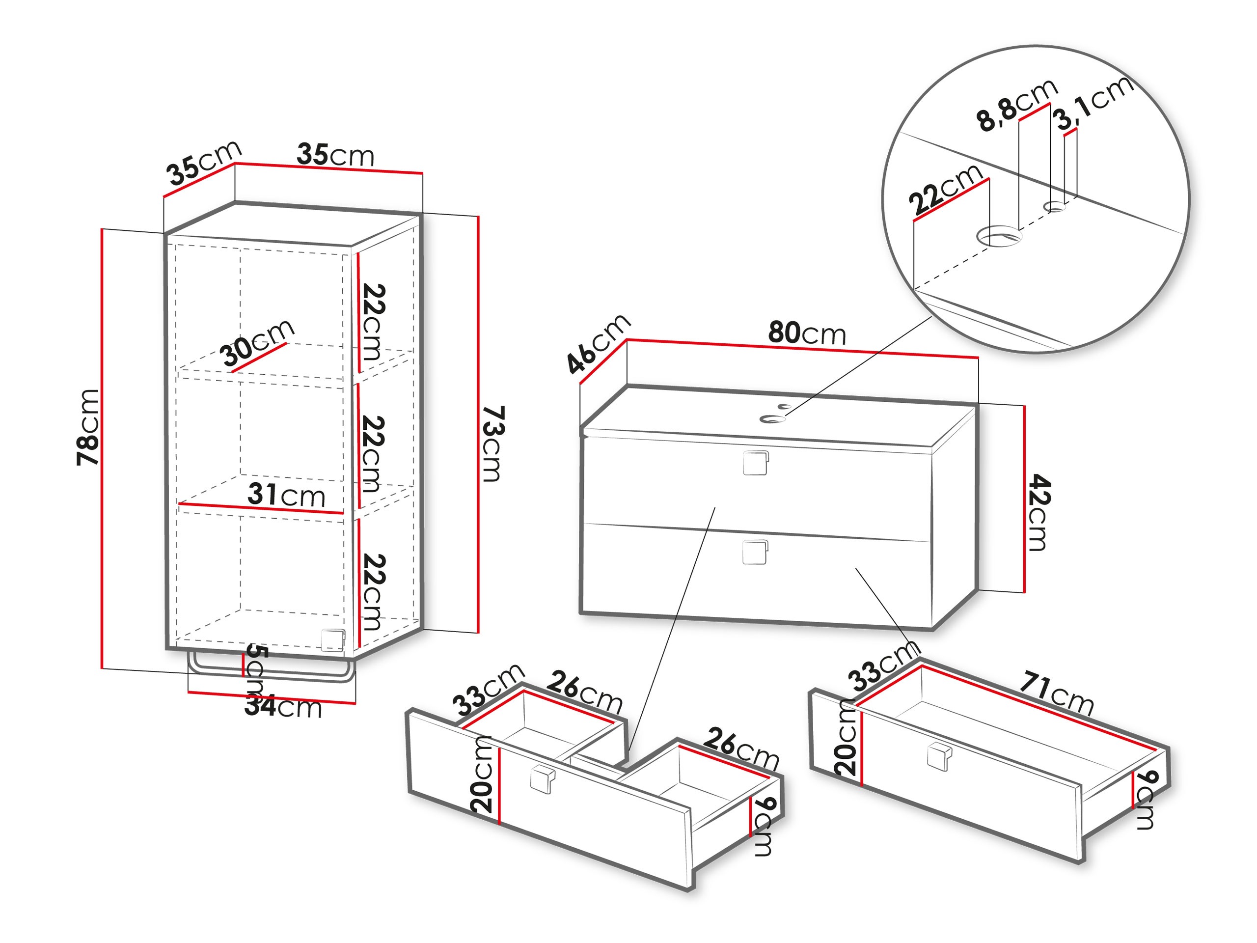 Set bagno Gratal IV