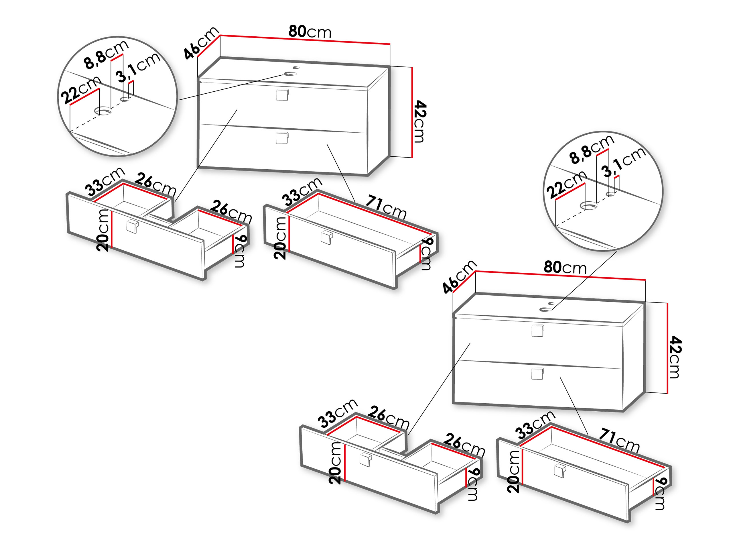 Set bagno Odecato 102