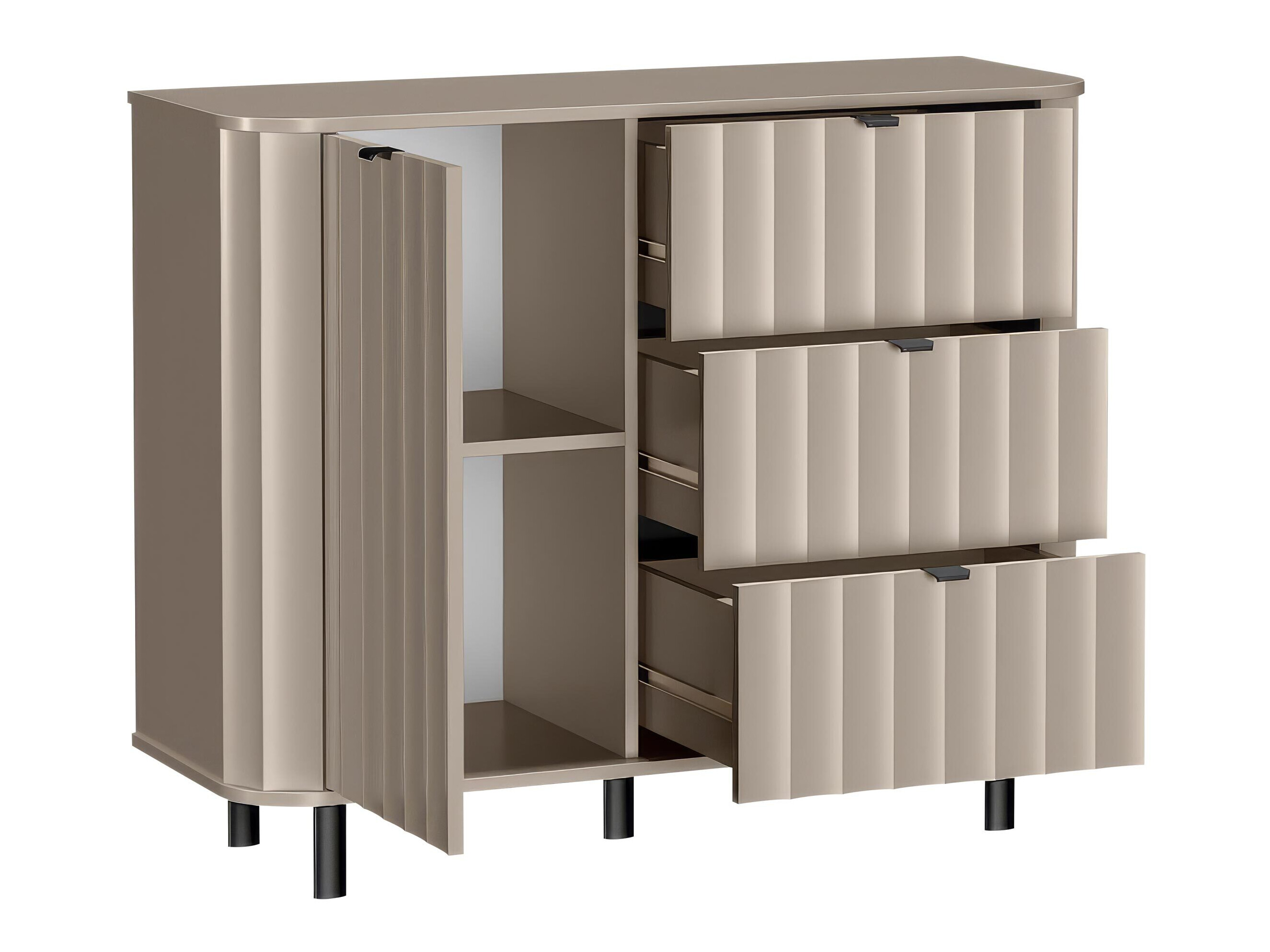 Cassettiera Larala 102 (Grigio beige)