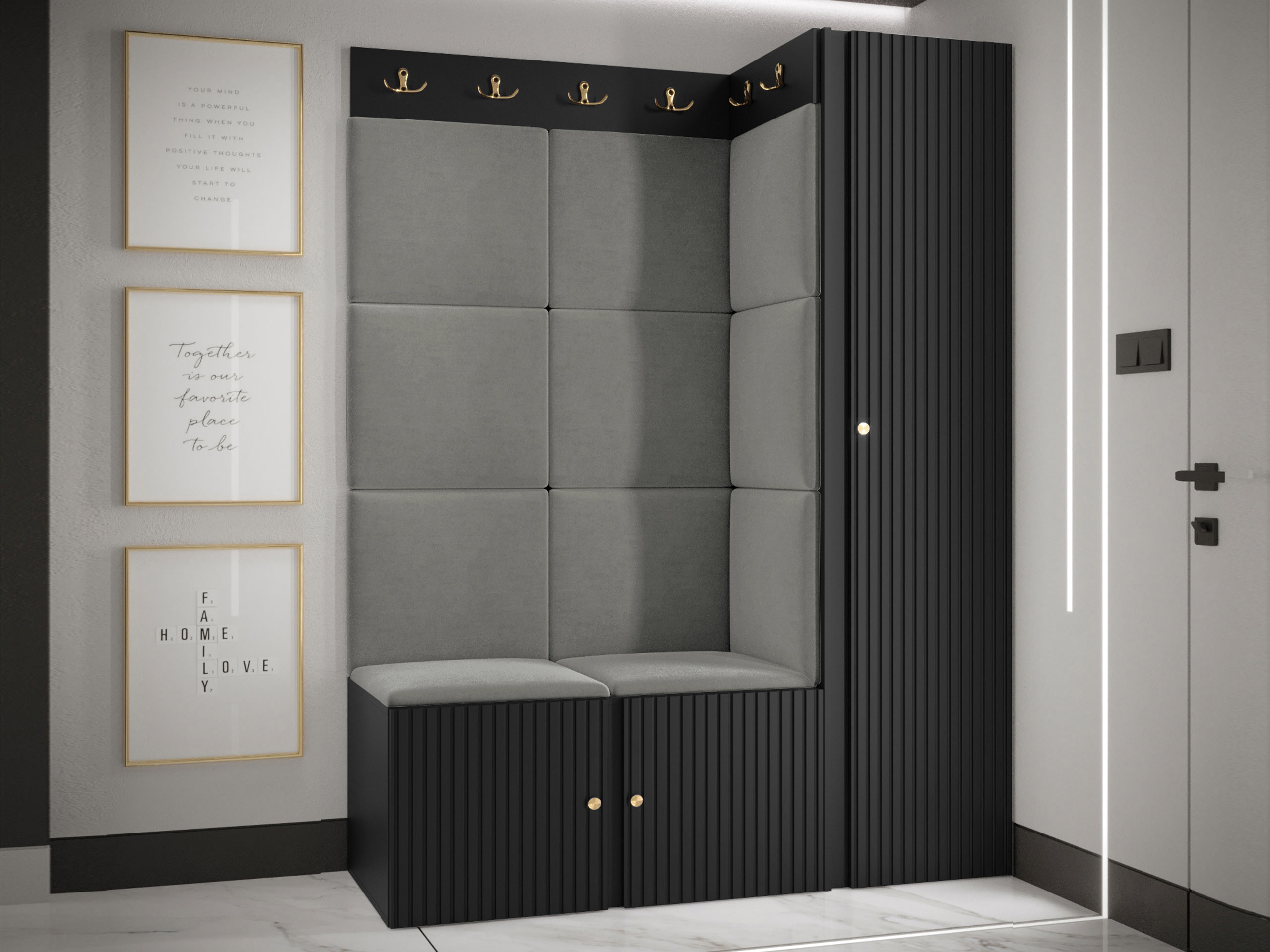 Set arredo da corridoio Hartford 385 (Polo 894)