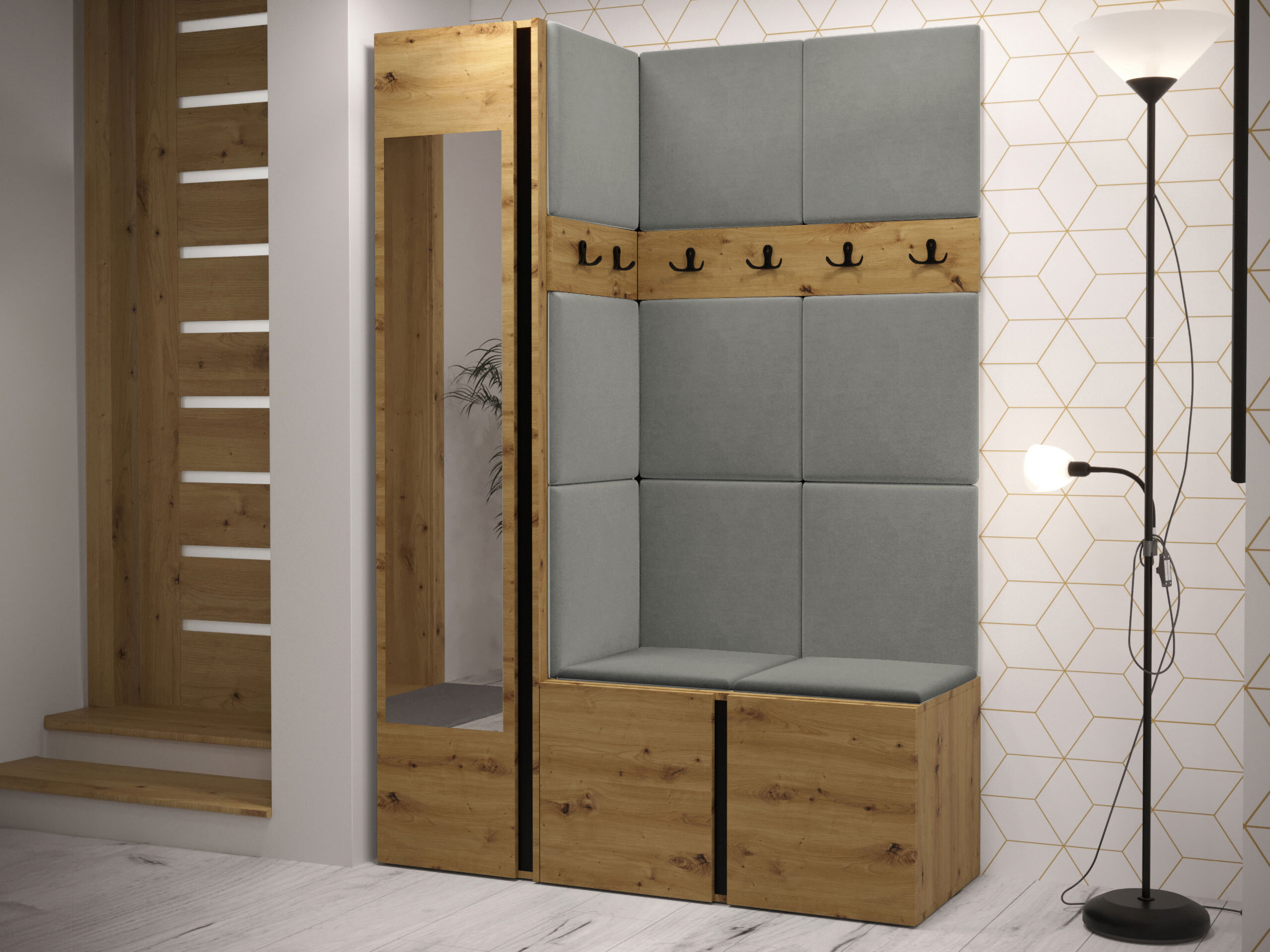 Set arredo da corridoio Hartford 277 (Polo 894)