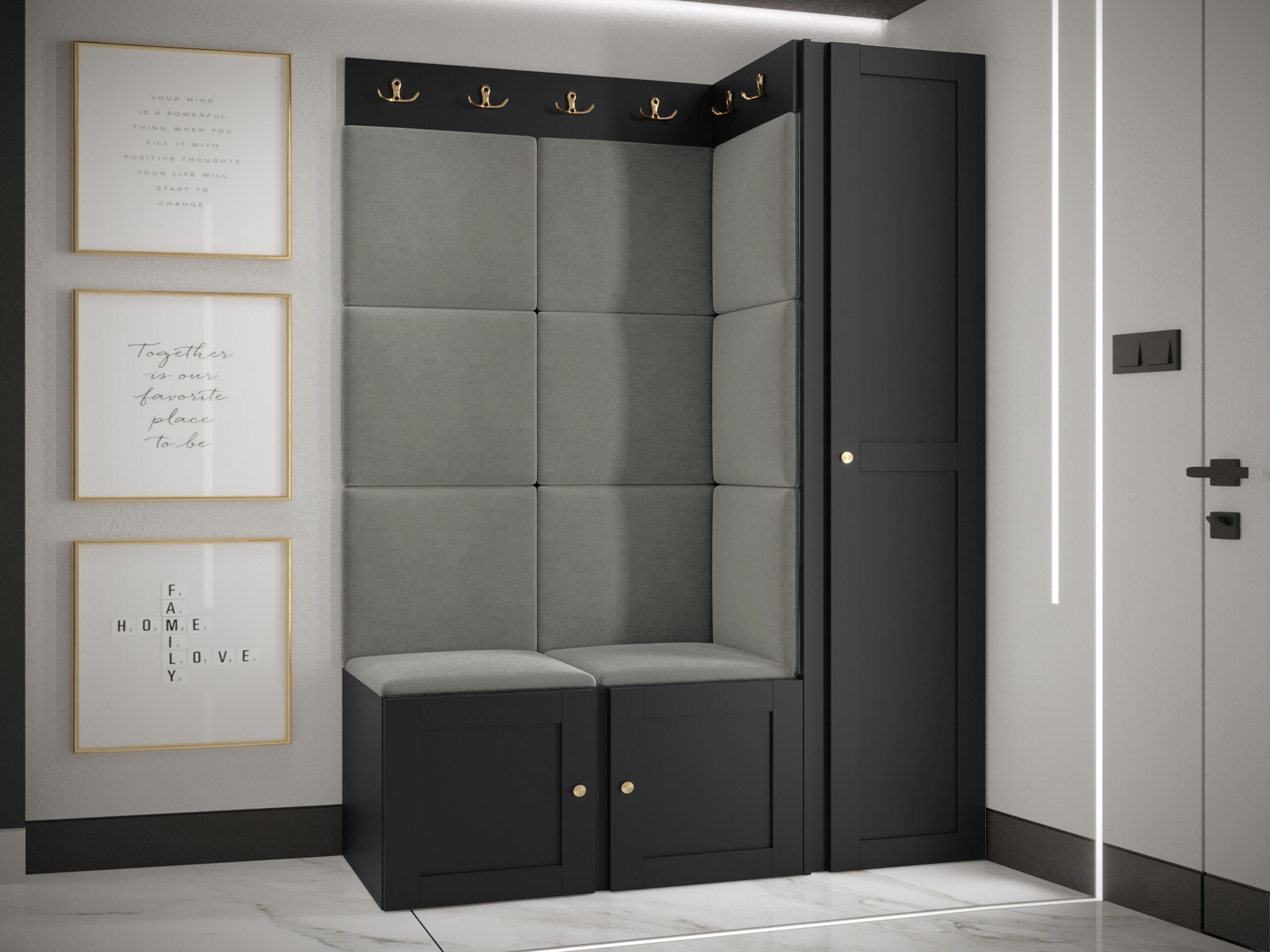 Set arredo da corridoio Hartford 377 (Polo 894)