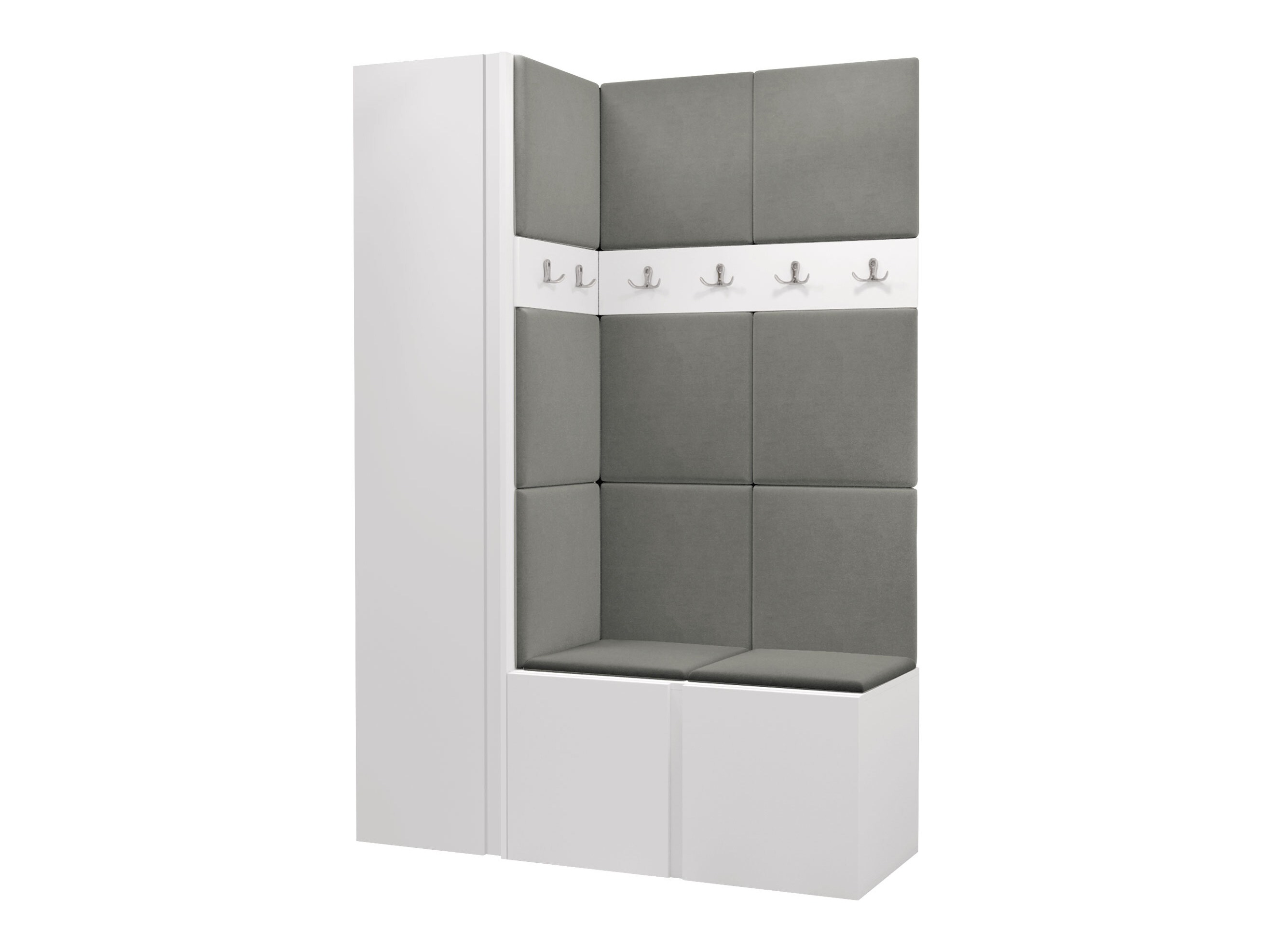 Set arredo da corridoio Pinis IX (Bianco)