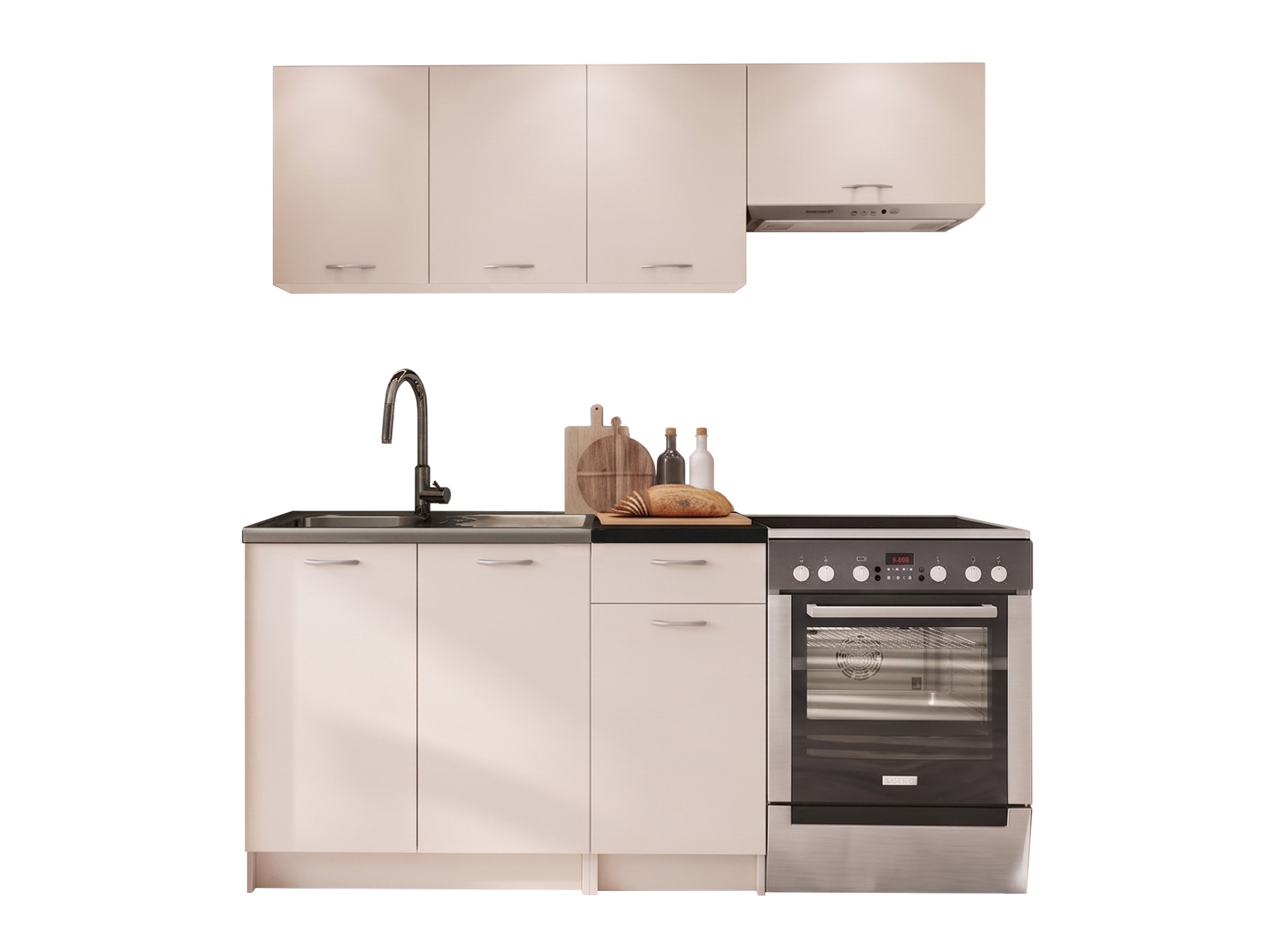 Composizione cucina Ota (Cachemire + Nero)