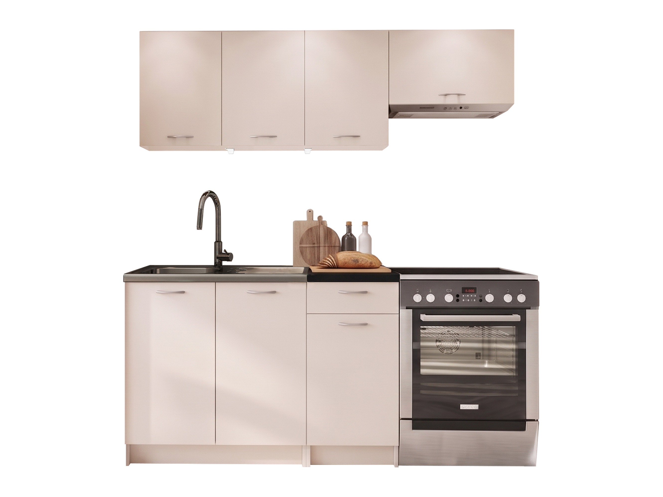 Composizione cucina Ota (Cachemire + Nero)
