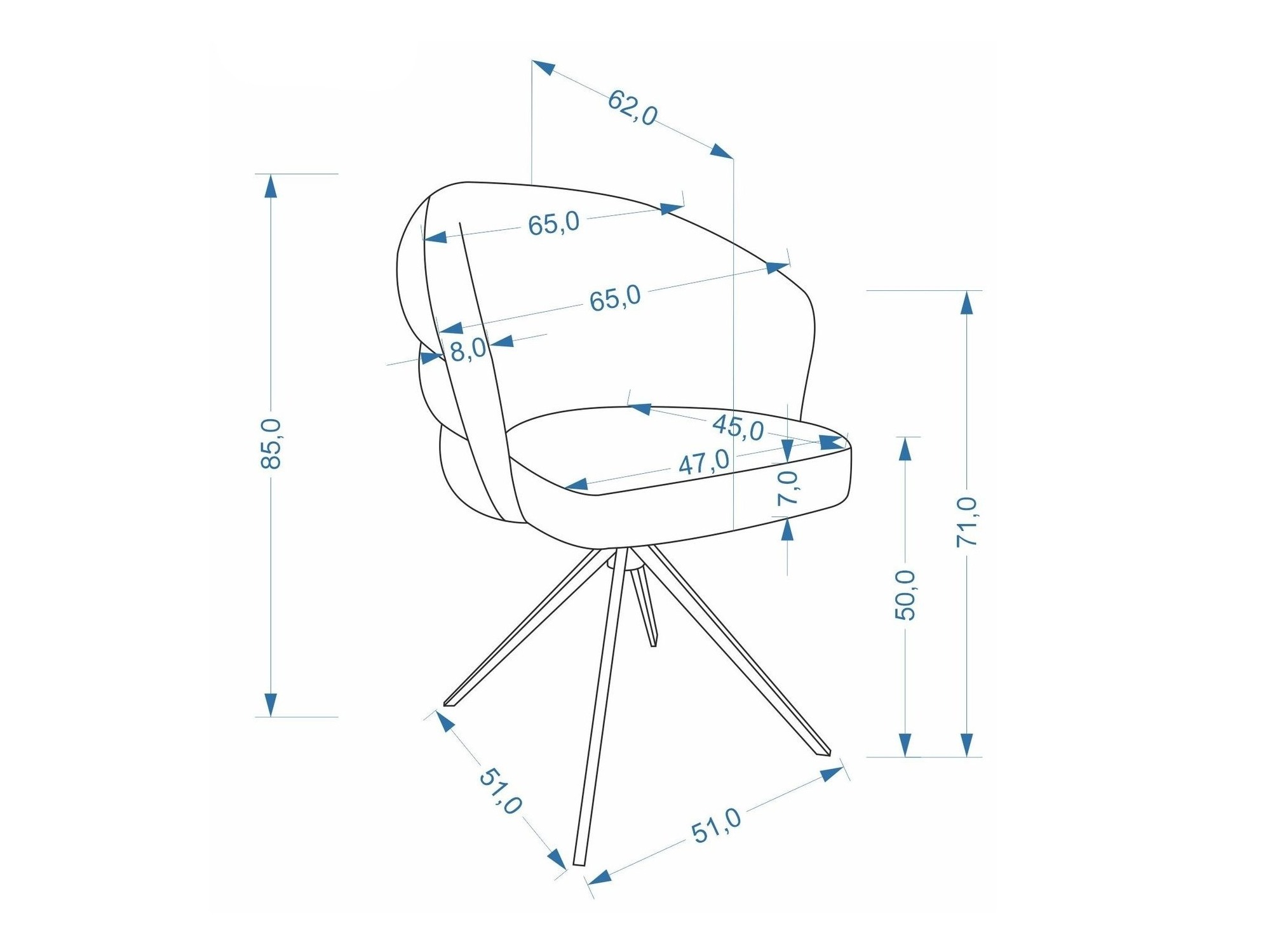 Sedia Houston 2224 (Amicasa 02)