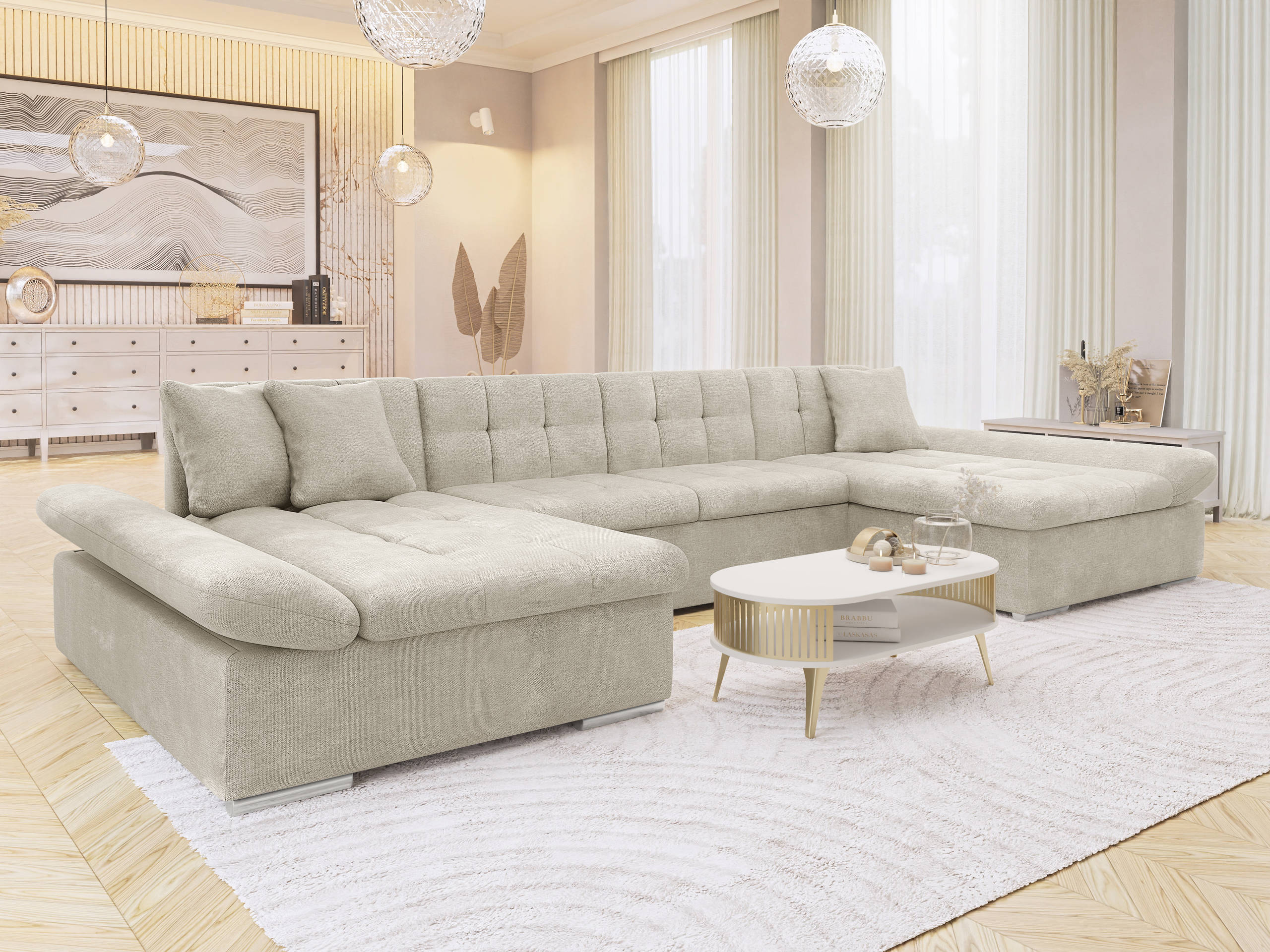 Divano angolare Comfivo Ficus (Spirit Sand)