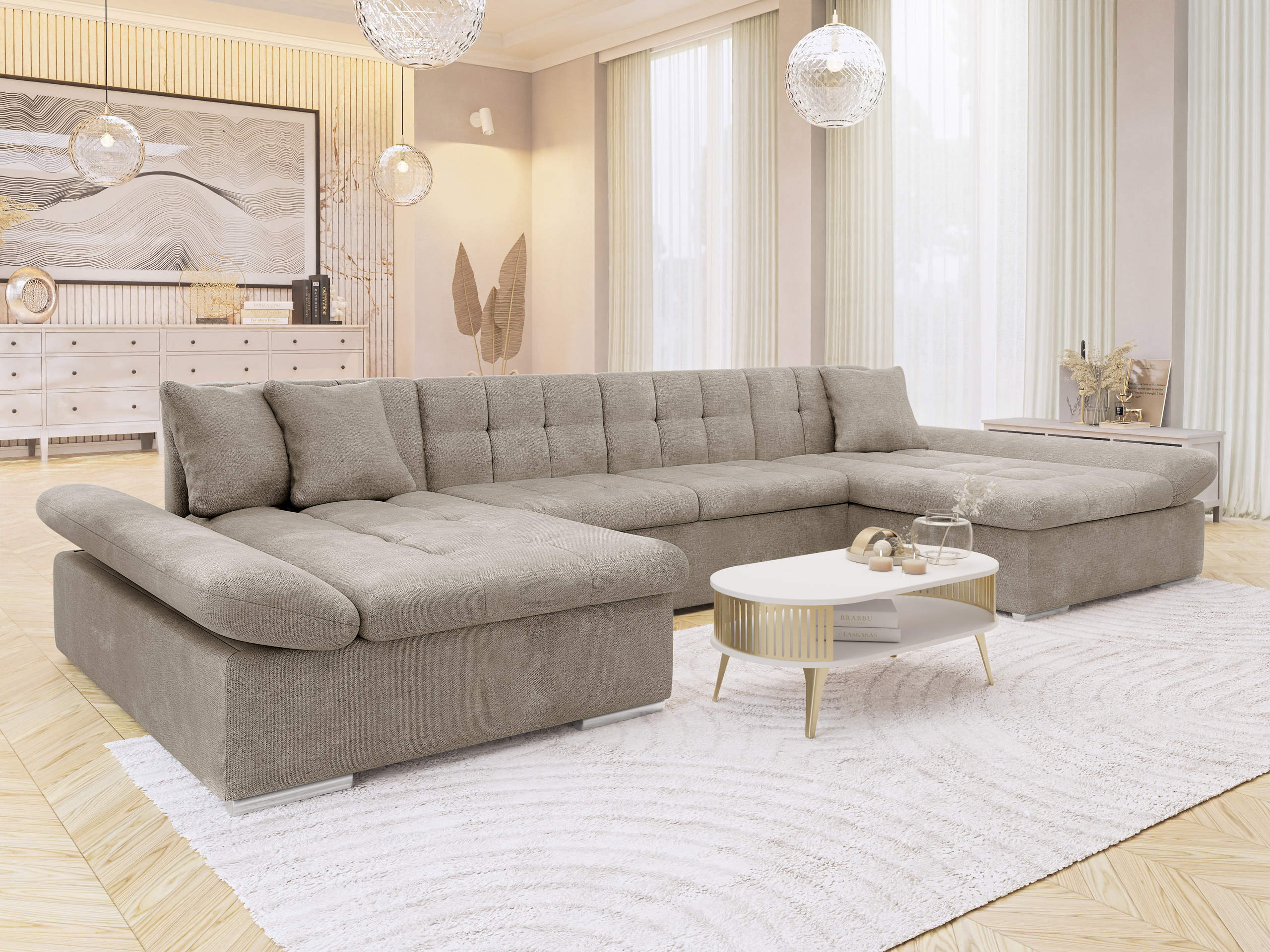 Divano angolare Comfivo Ficus (Spirit Taupe)