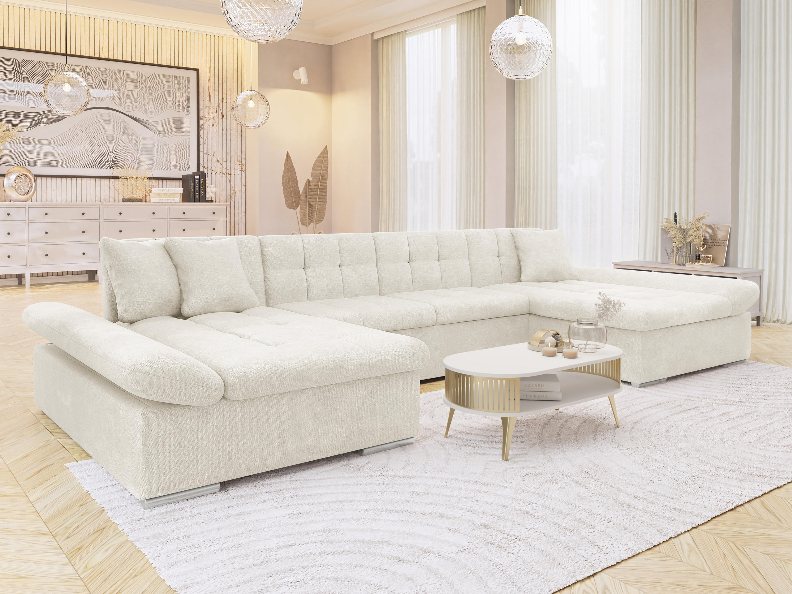 Divano angolare Comfivo Ficus (Spirit White)