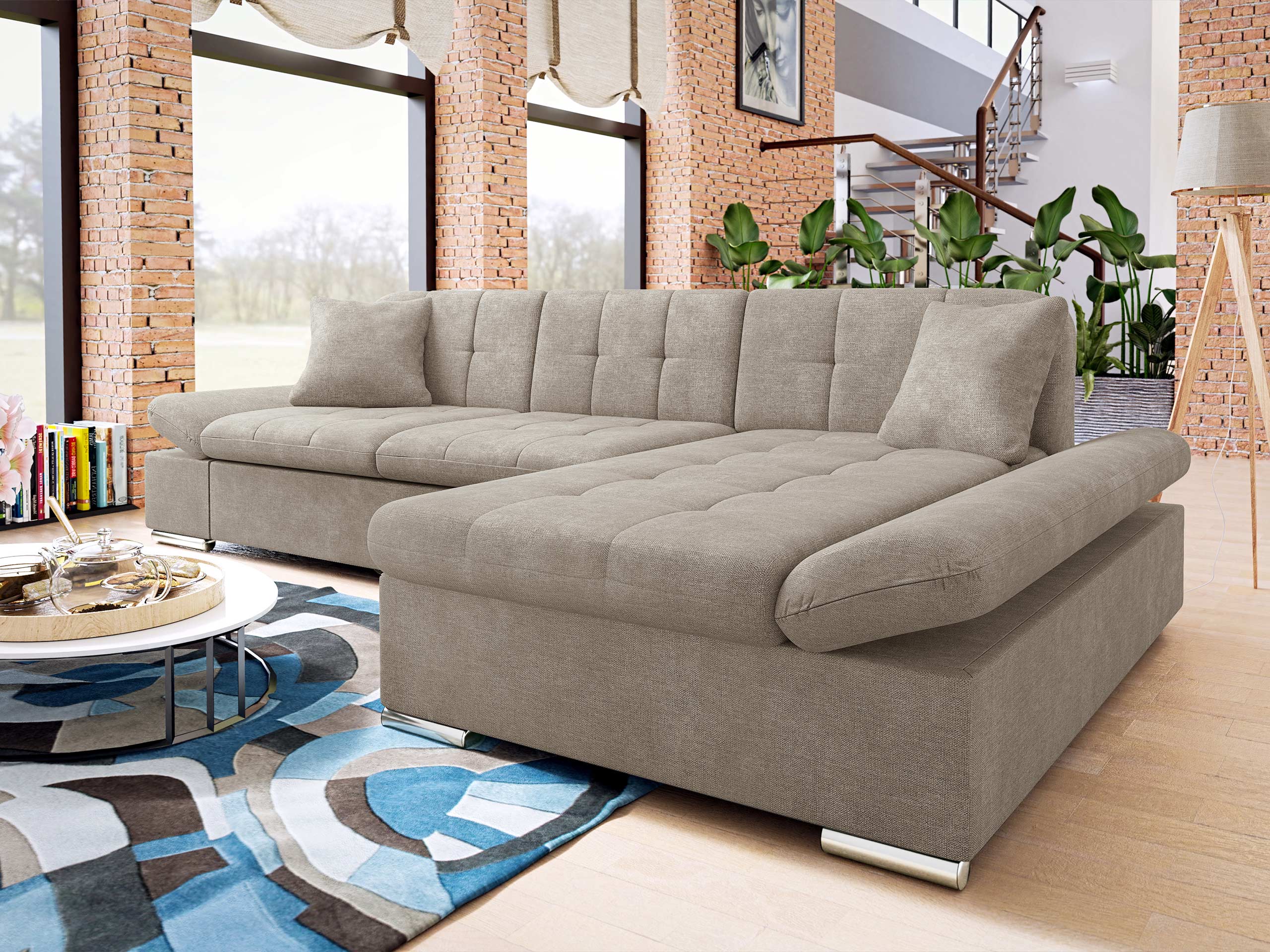Divano angolare Comfivo Serenitas (Spirit Taupe)