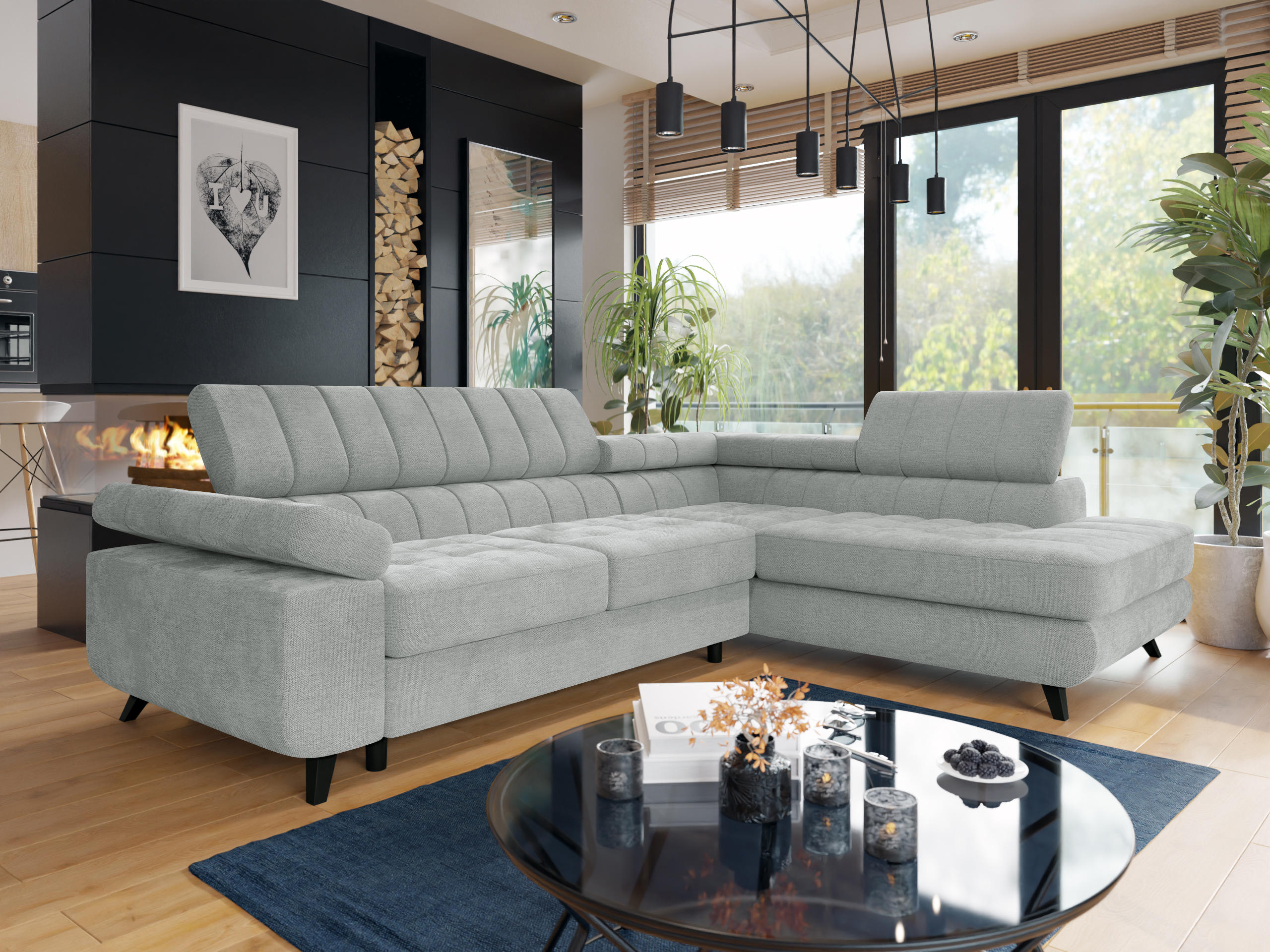 Divano angolare Comfivo Agnus (Spirit Ash)