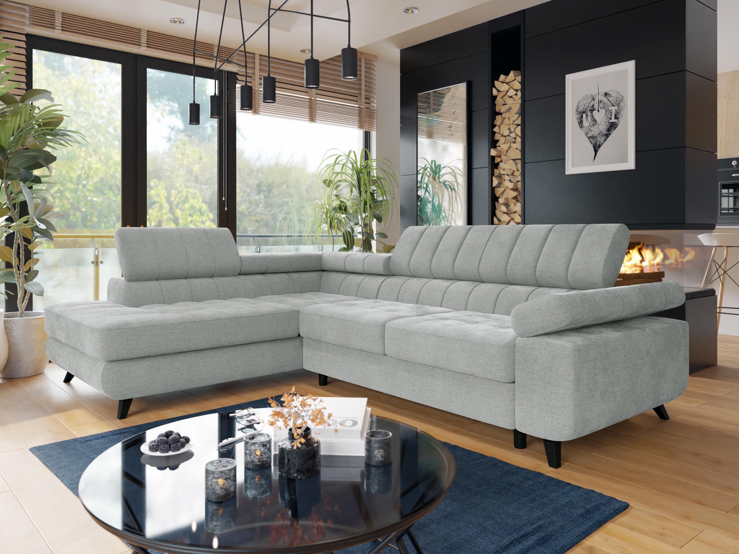 Divano angolare Comfivo Agnus (Spirit Ash)