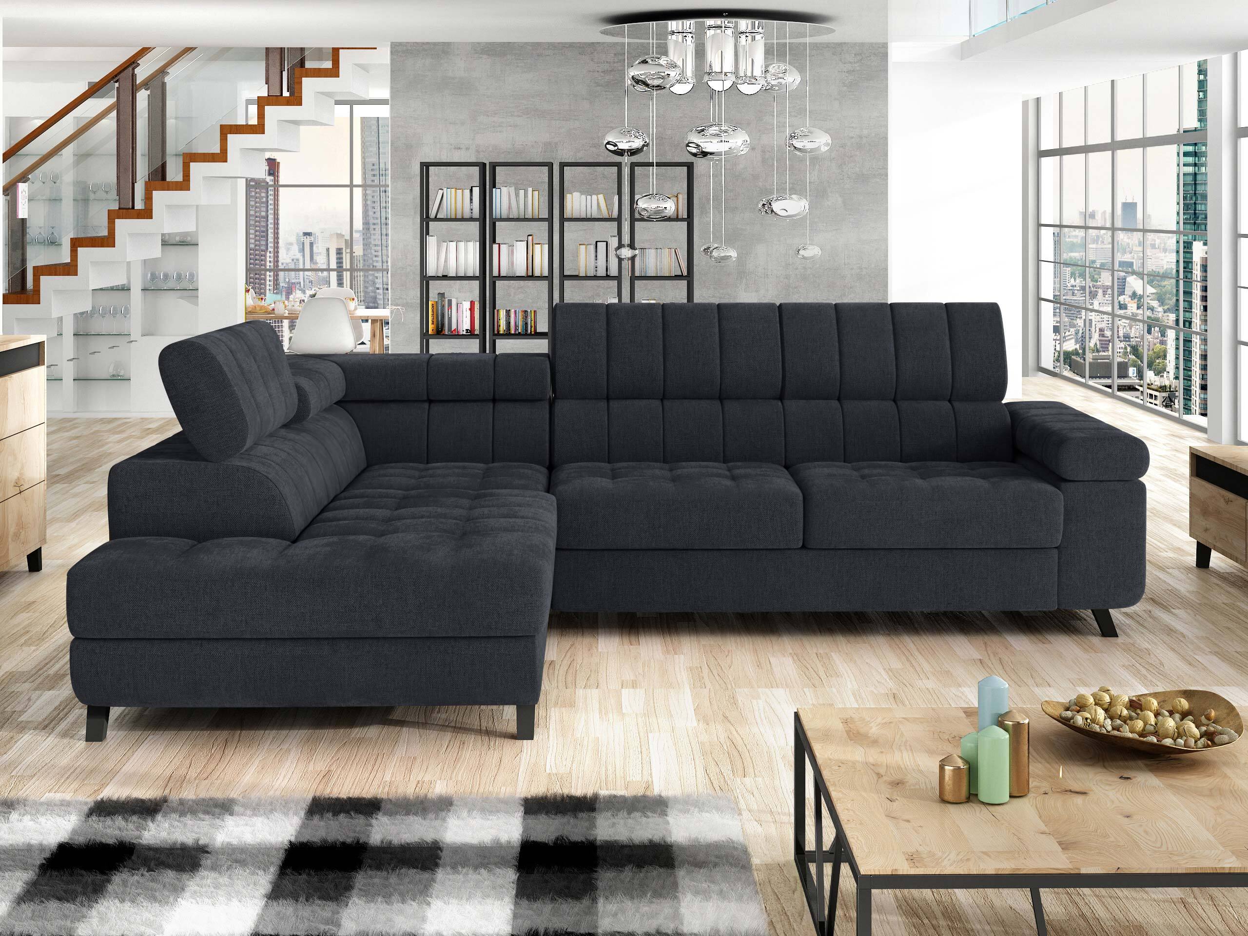 Divano angolare Comfivo Agnus (Spirit Black)