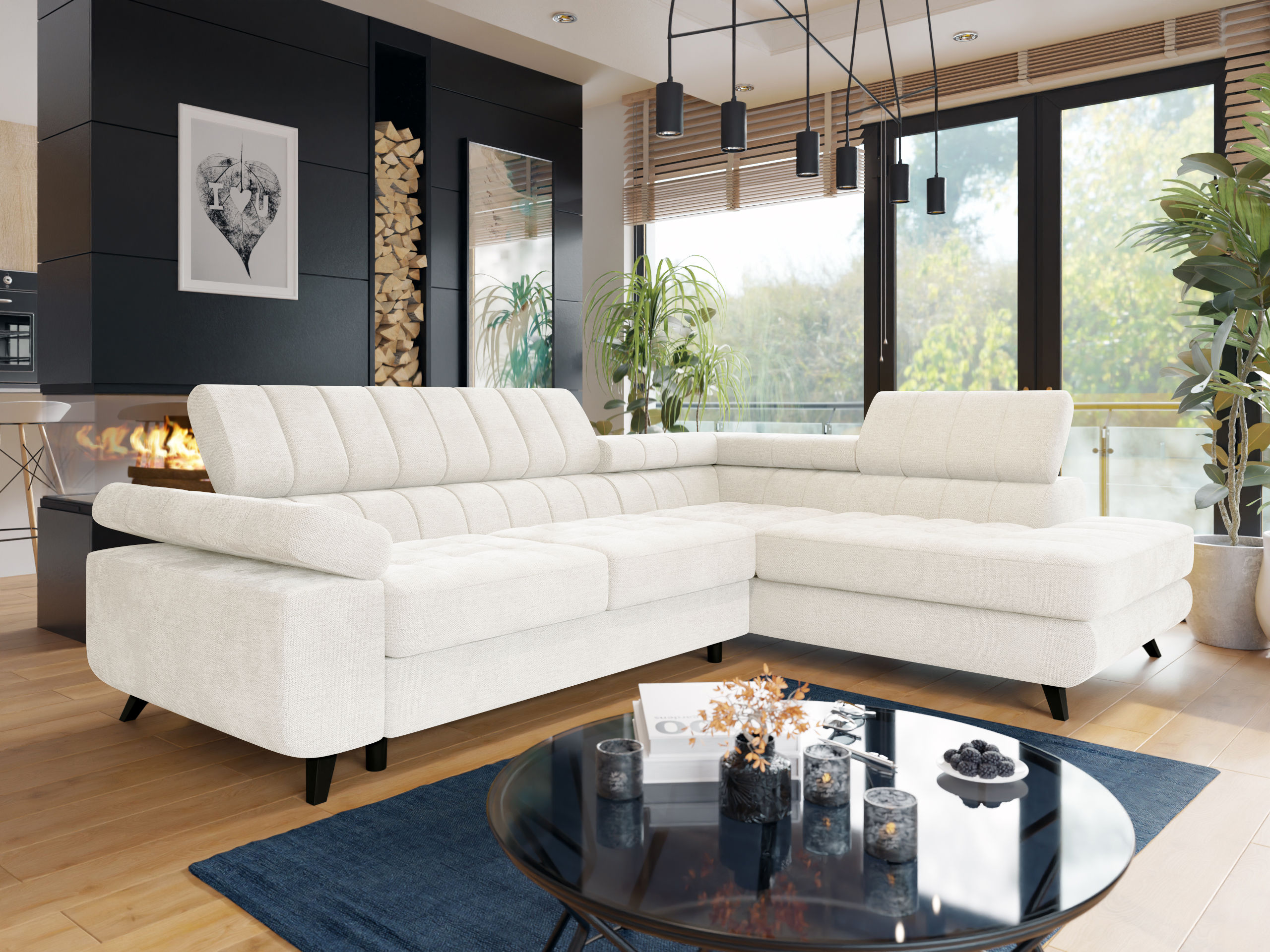 Divano angolare Comfivo Agnus (Spirit White)