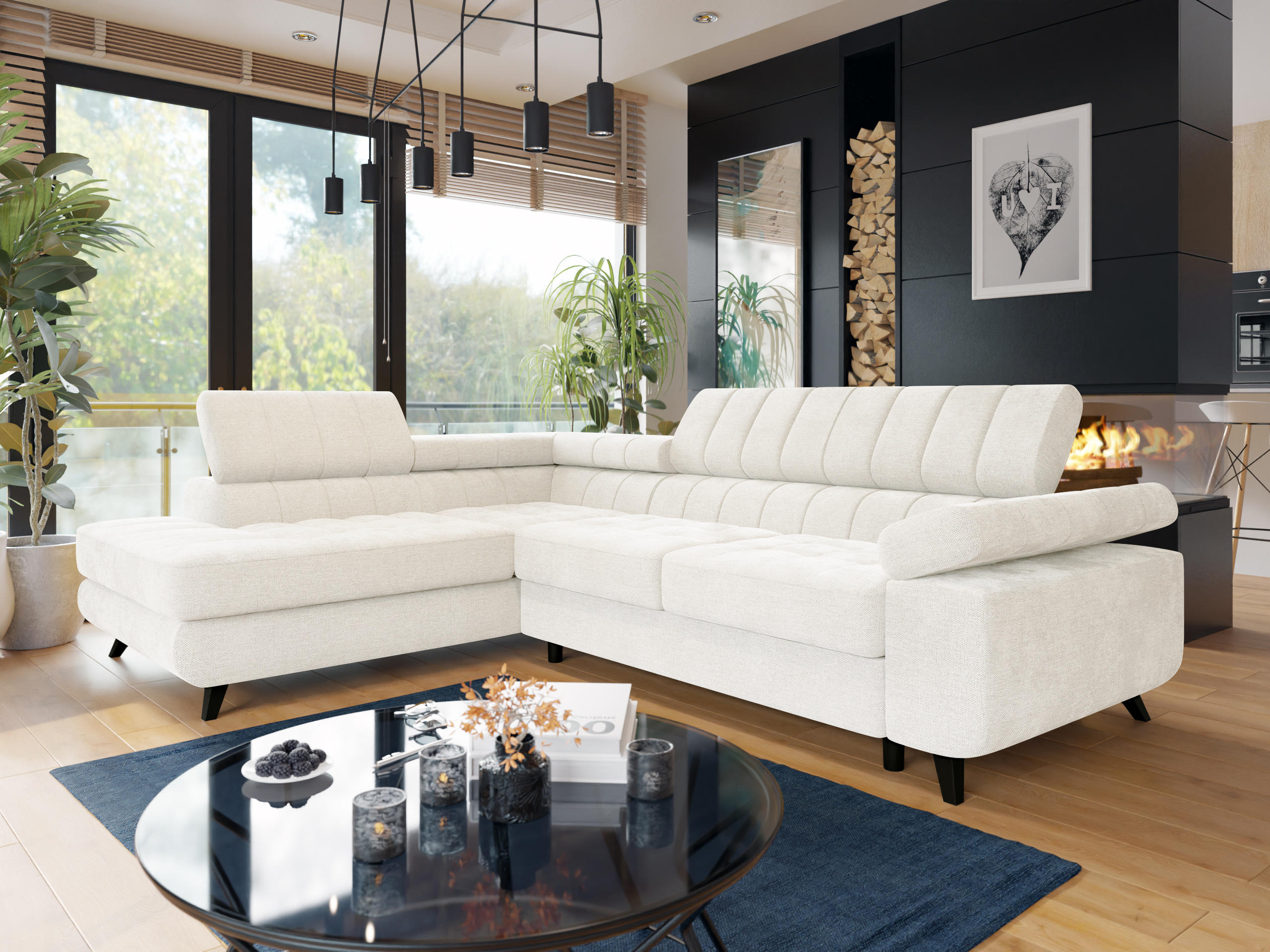 Divano angolare Comfivo Agnus (Spirit White)