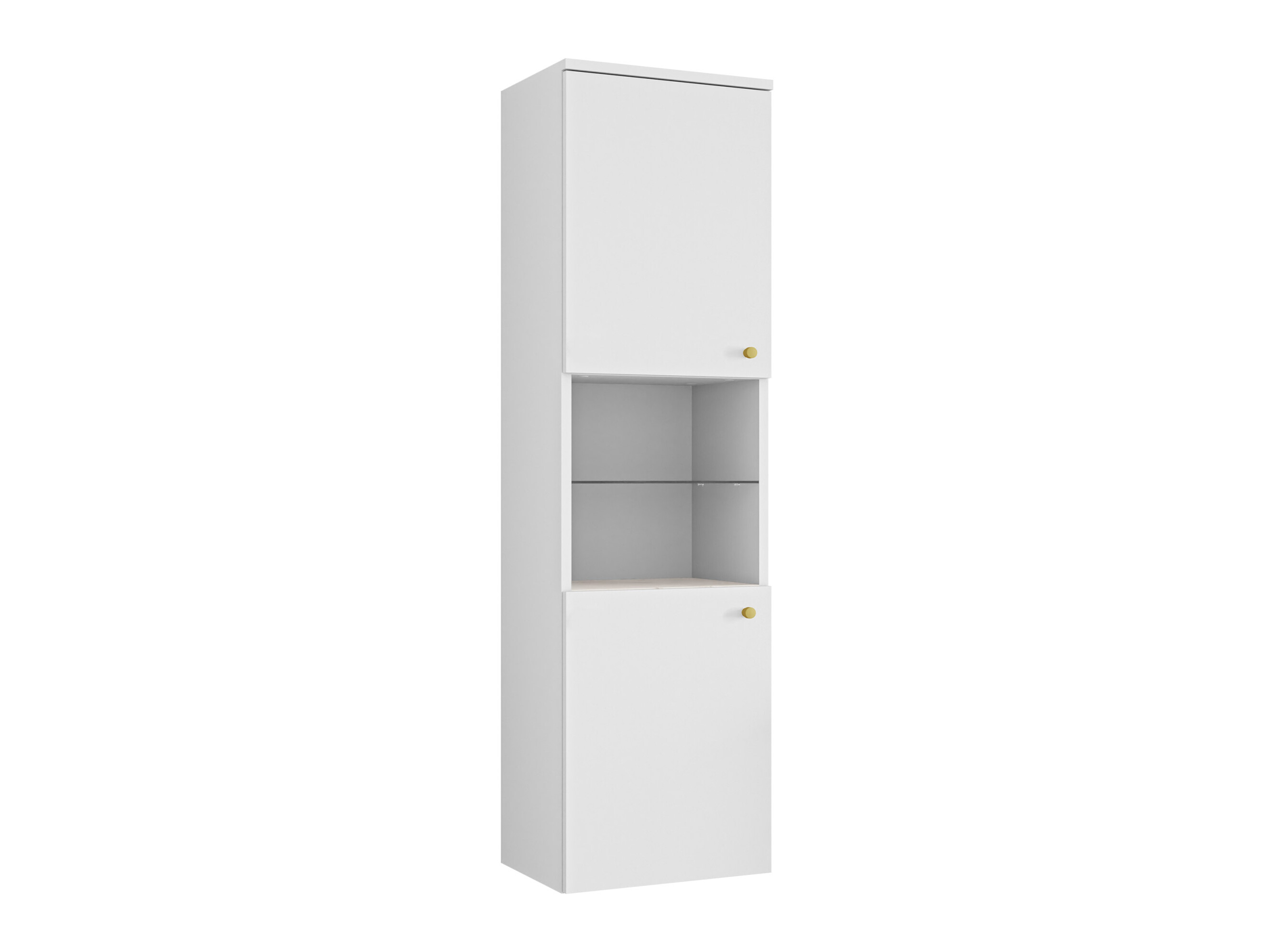 Mobiletto del bagno Salus (Bianco + Marmo bianco)