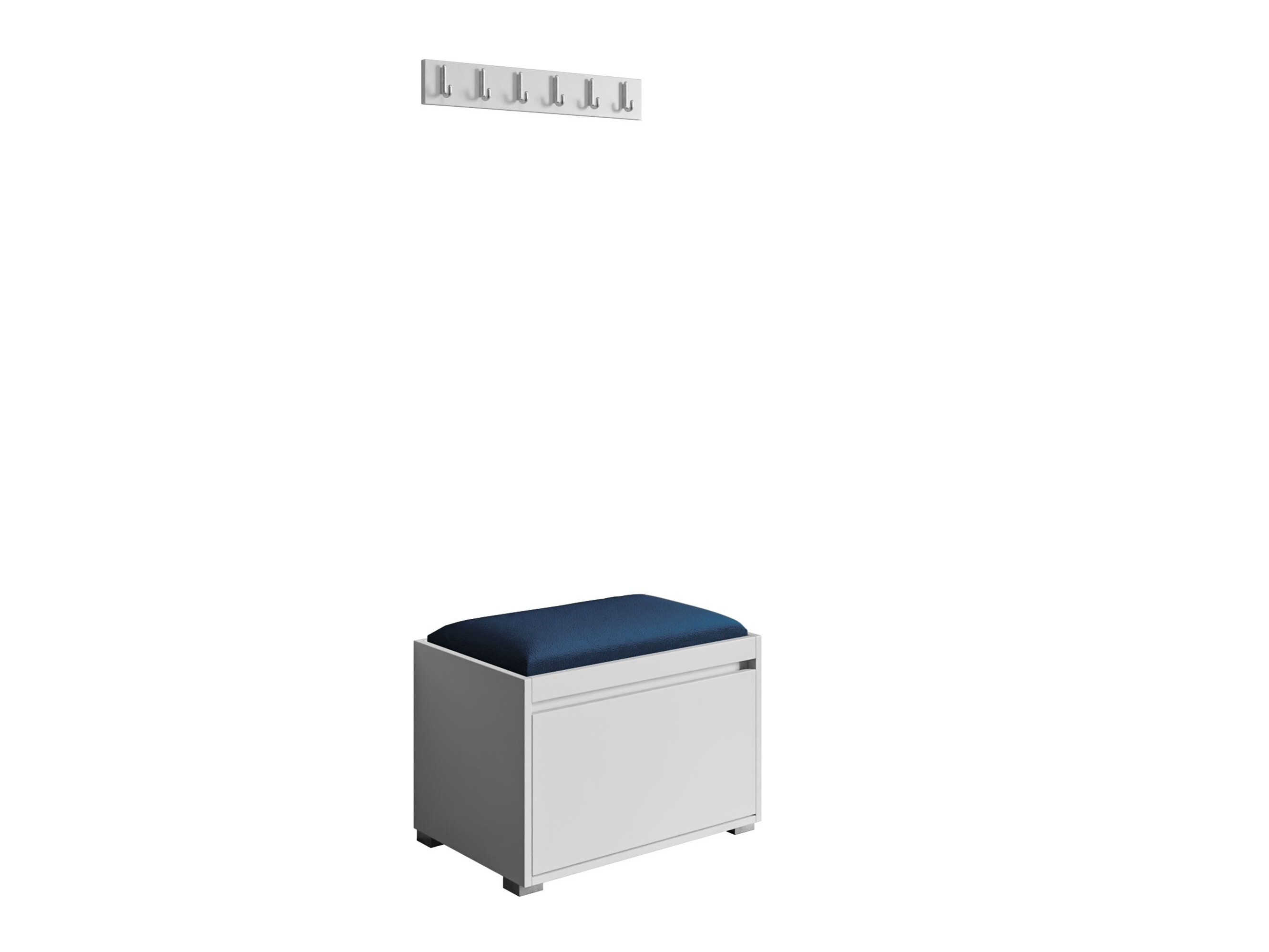 Set arredo da corridoio Comfivo Pinus VIII (Bianco + Polo 891)