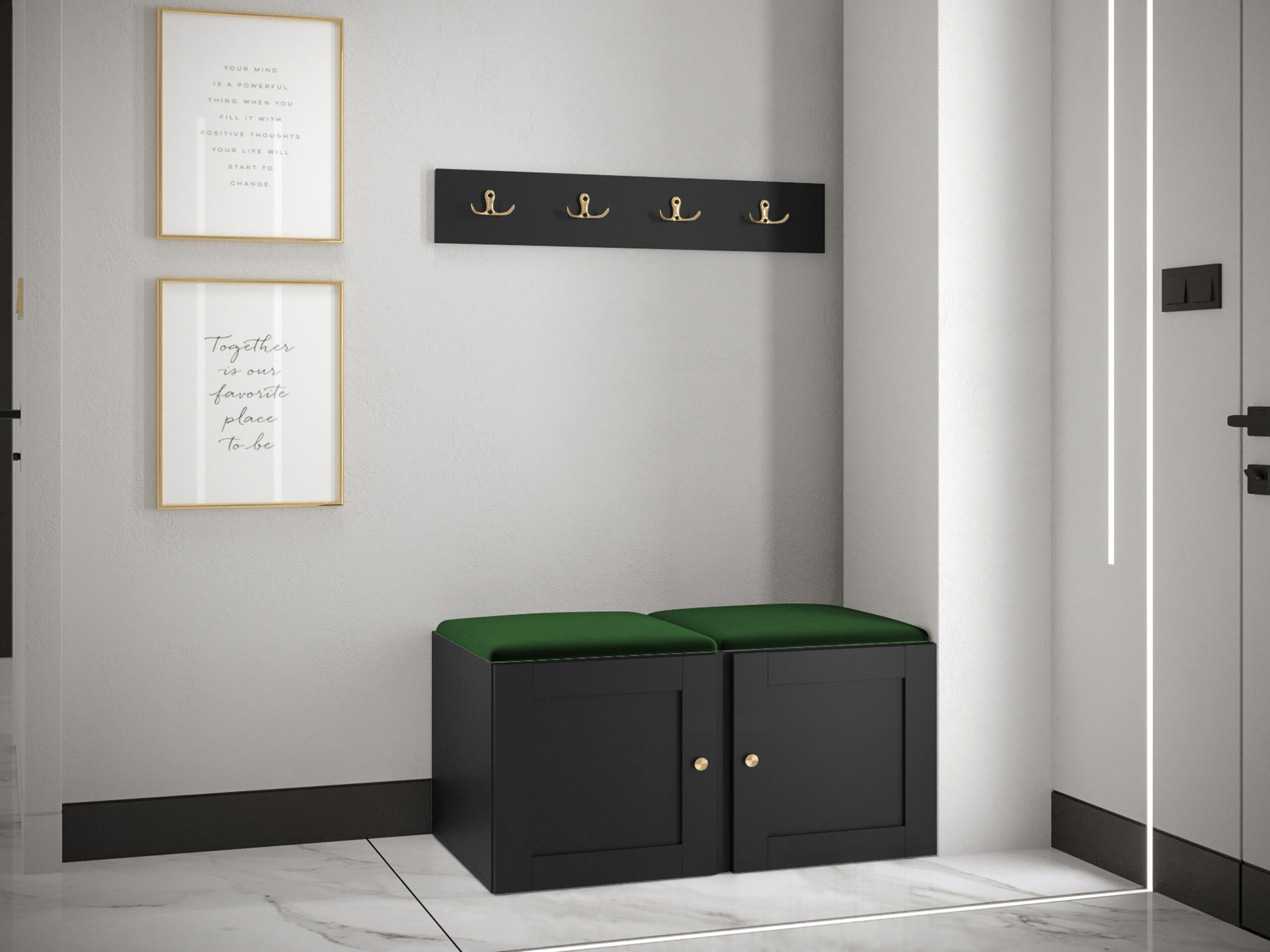 Set arredo da corridoio Hartford 376 (Polo 889)