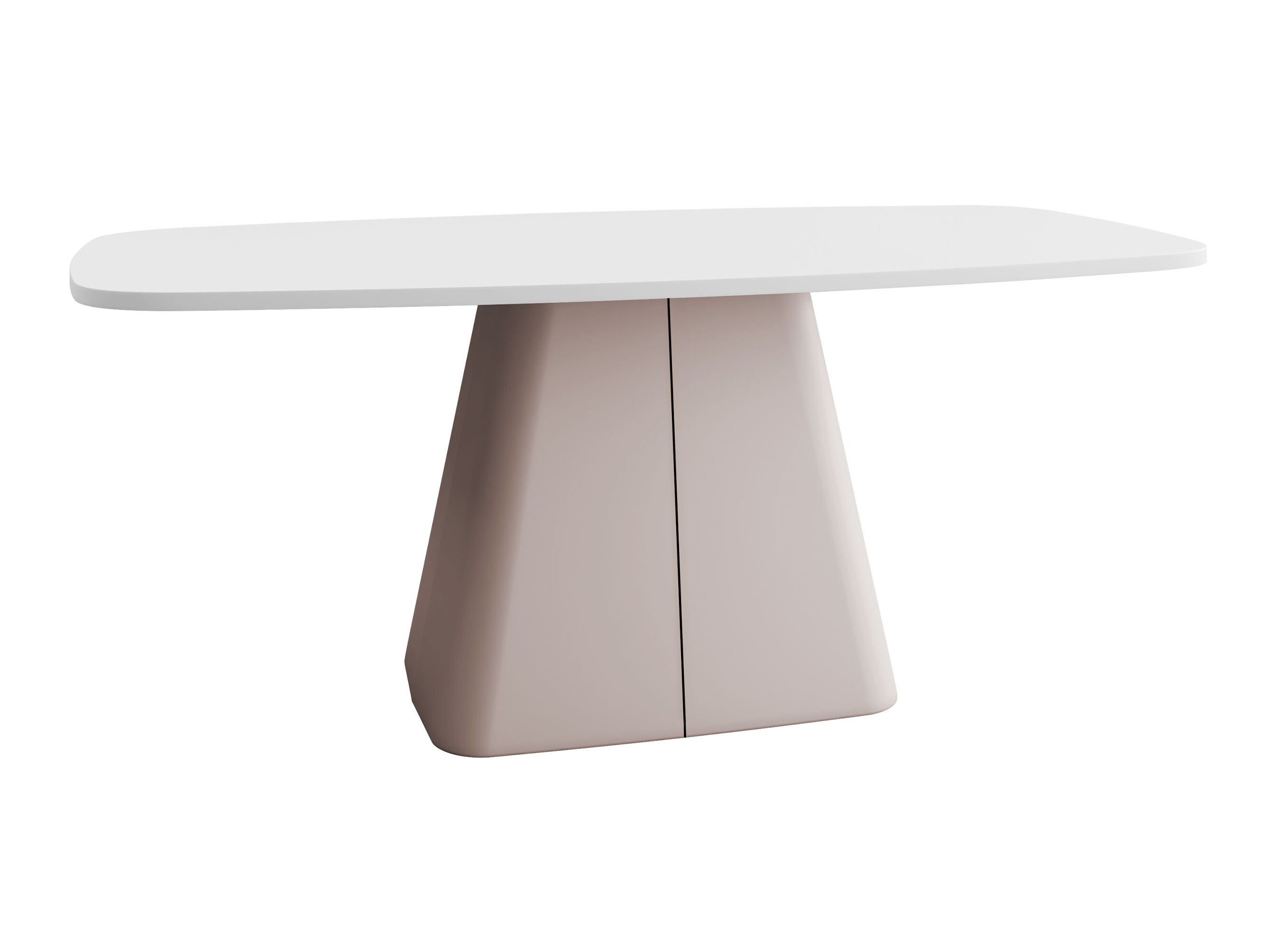 Tavolino da caffè Oswego 158 (Bianco + Cachemire)