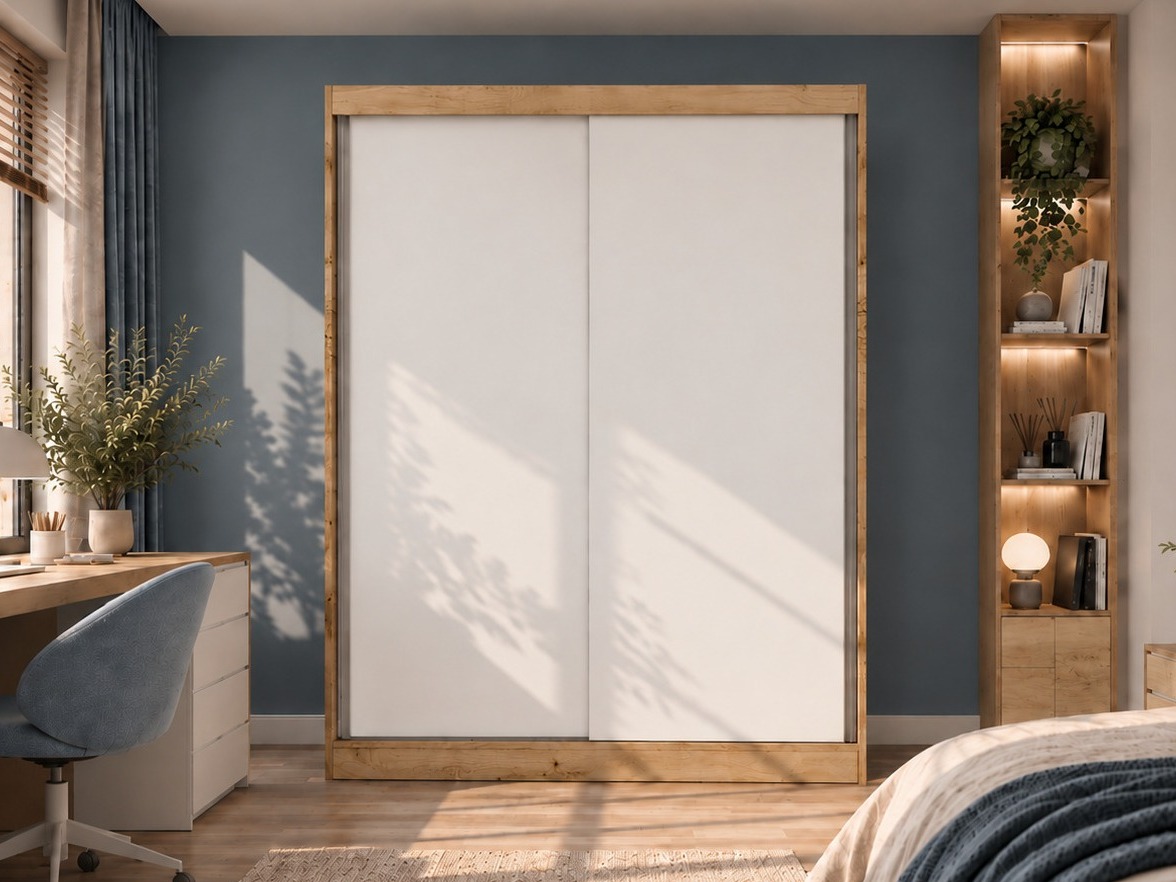 Armadio Mandeville 167 (Rovere Artisan + Bianco)