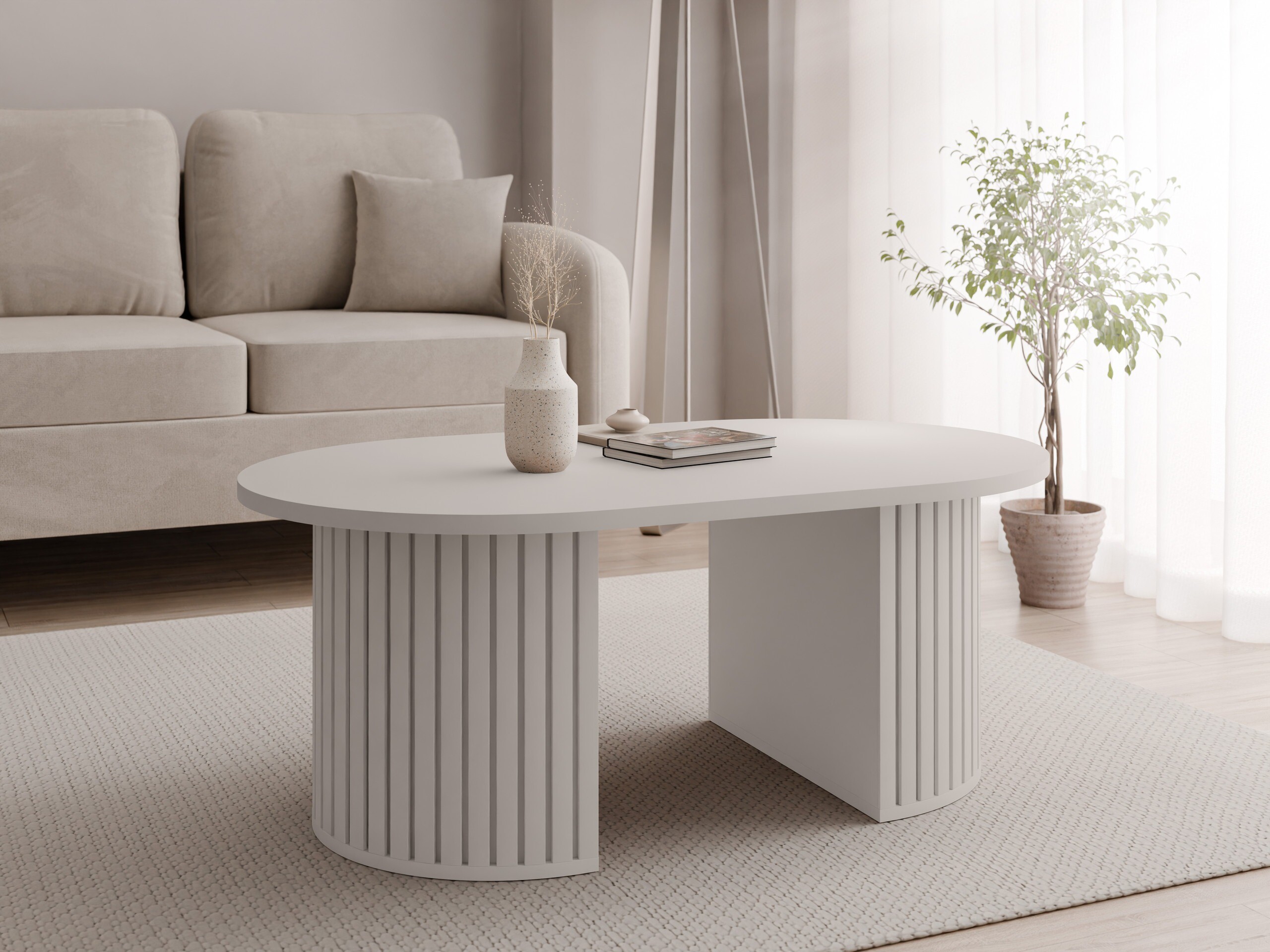 Tavolino da caffè Comfivo Ulma (Beige)
